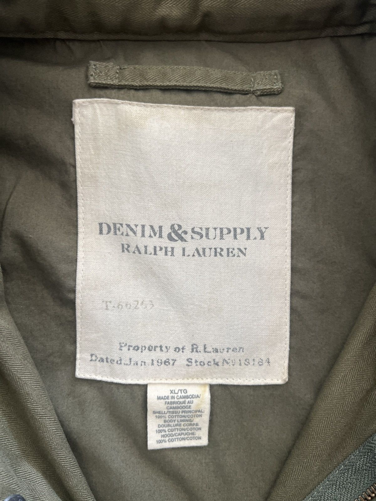 Denim & Supply Ralph Lauren Ralph Lauren military jacket M-65 Skull patch Size US XL / EU 56 / 4 - 5 Thumbnail
