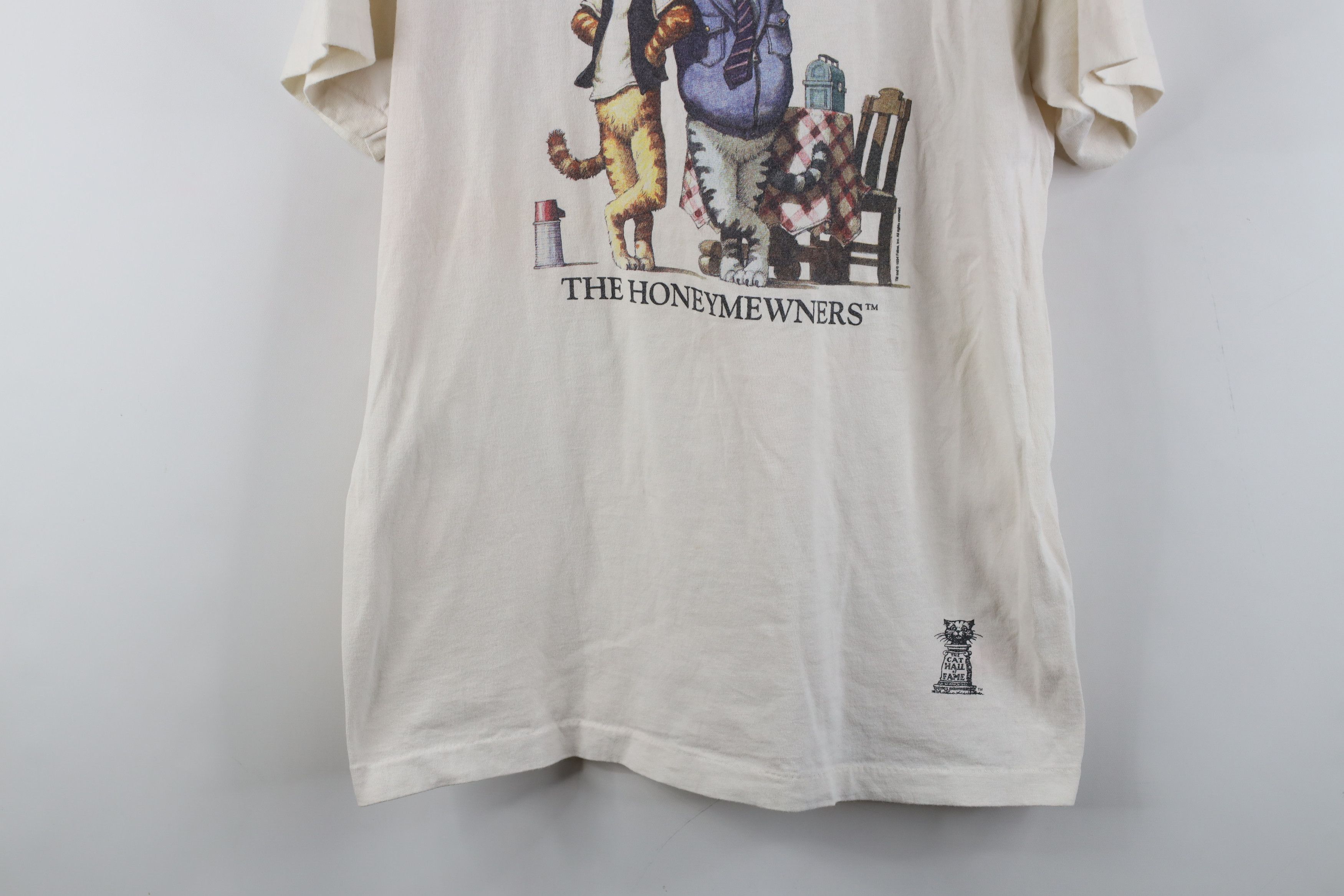 Vintage Vintage 90s Streetwear Honeymewners Kitten Funny T-Shirt USA Size US L / EU 52-54 / 3 - 3 Thumbnail