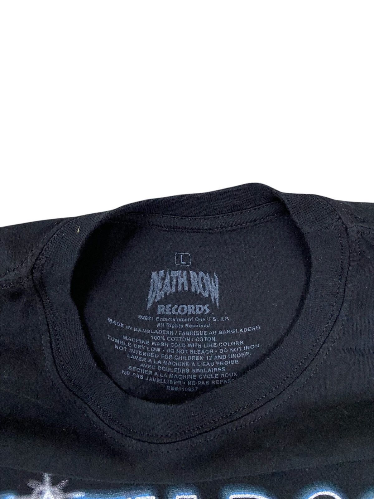 Death Row Records × Rap Tees × Vintage Death Row Records Lightning Tshirt Size US L / EU 52-54 / 3 - 3 Thumbnail