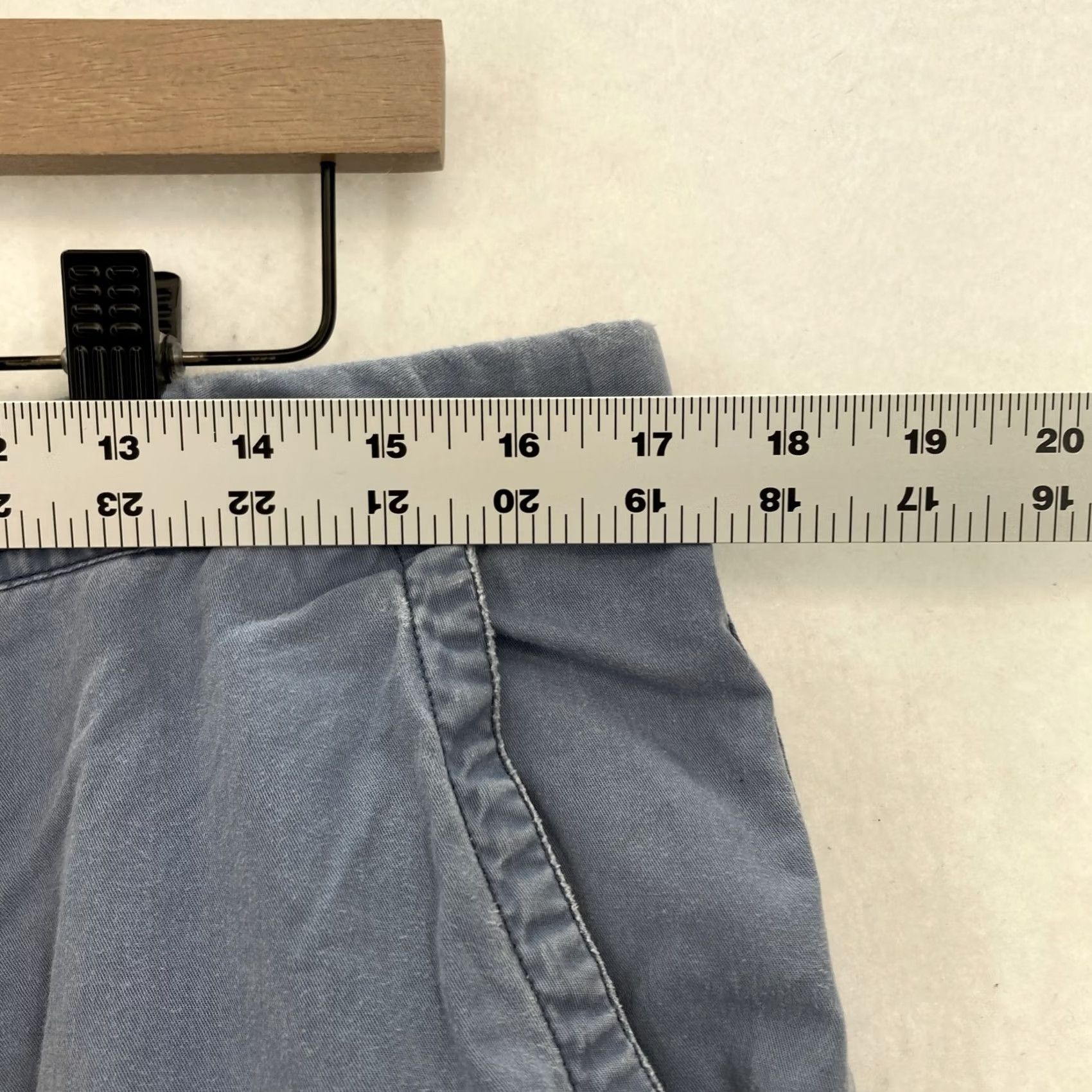 Abercrombie & Fitch VINTAGE Abercrombie & Fitch Cargo Shorts Mens M Distressed Y2K VTG_FRONT Tab Pockets Adjustable Waist 10in Inseam Blue Size US 31 - 5 Thumbnail