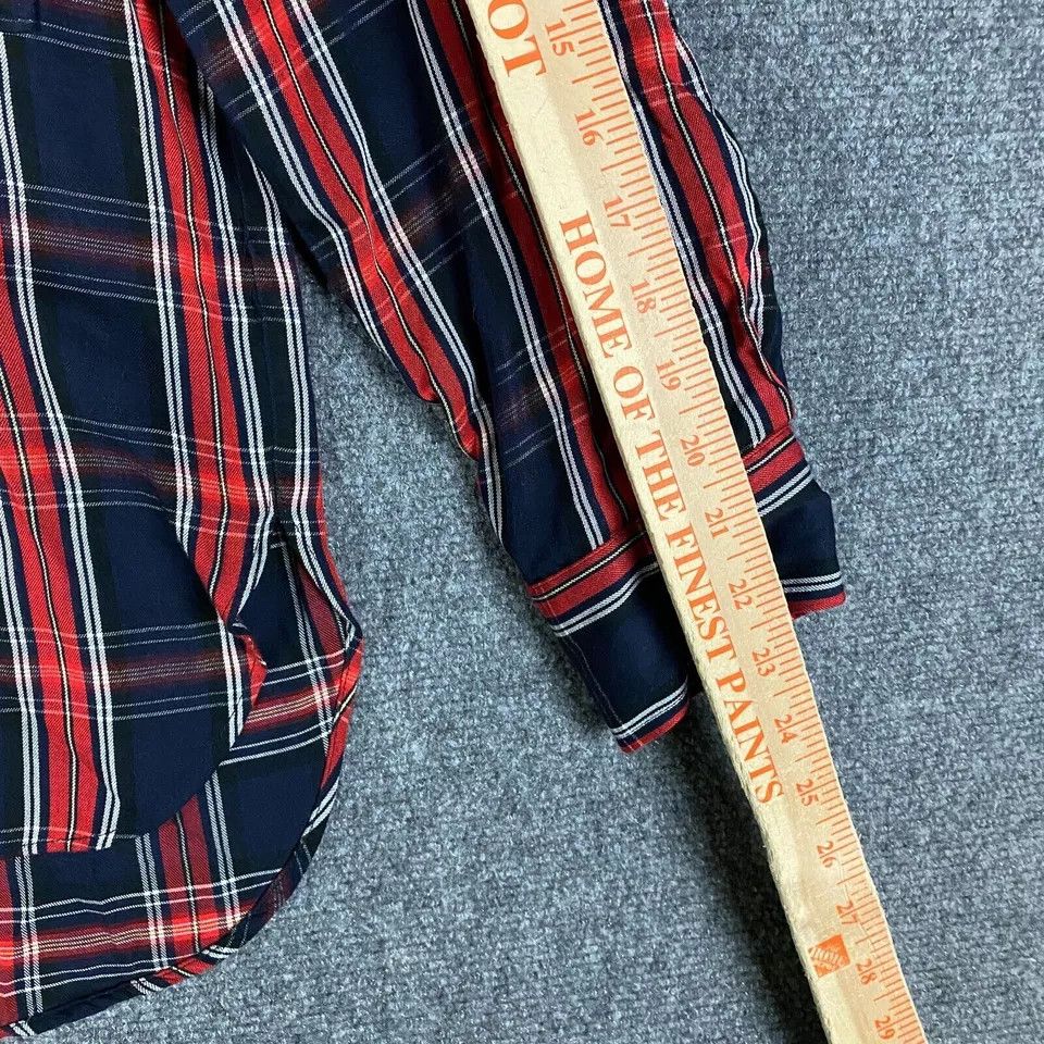 Zara Zara Button Up Top Women's Medium Long Sleeve Plaid M Size M / US 6-8 / IT 42-44 - 5 Thumbnail