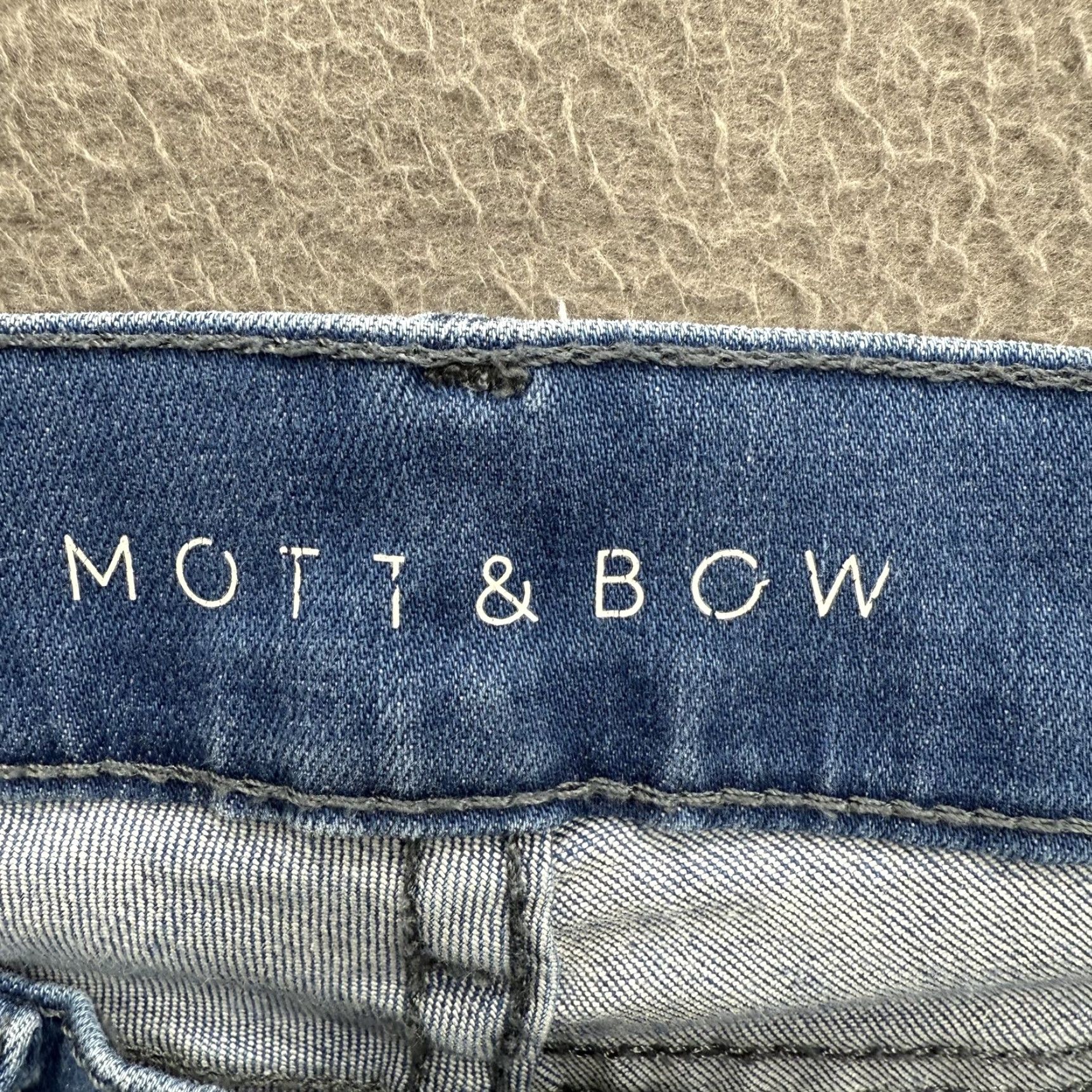 Mott & Bow Mott & Bow Jeans Womens 31x28 Blue Mid-Rise Skinny Stretch Denim Medium Wash Size 24" / US 00 / IT 34 - 3 Thumbnail