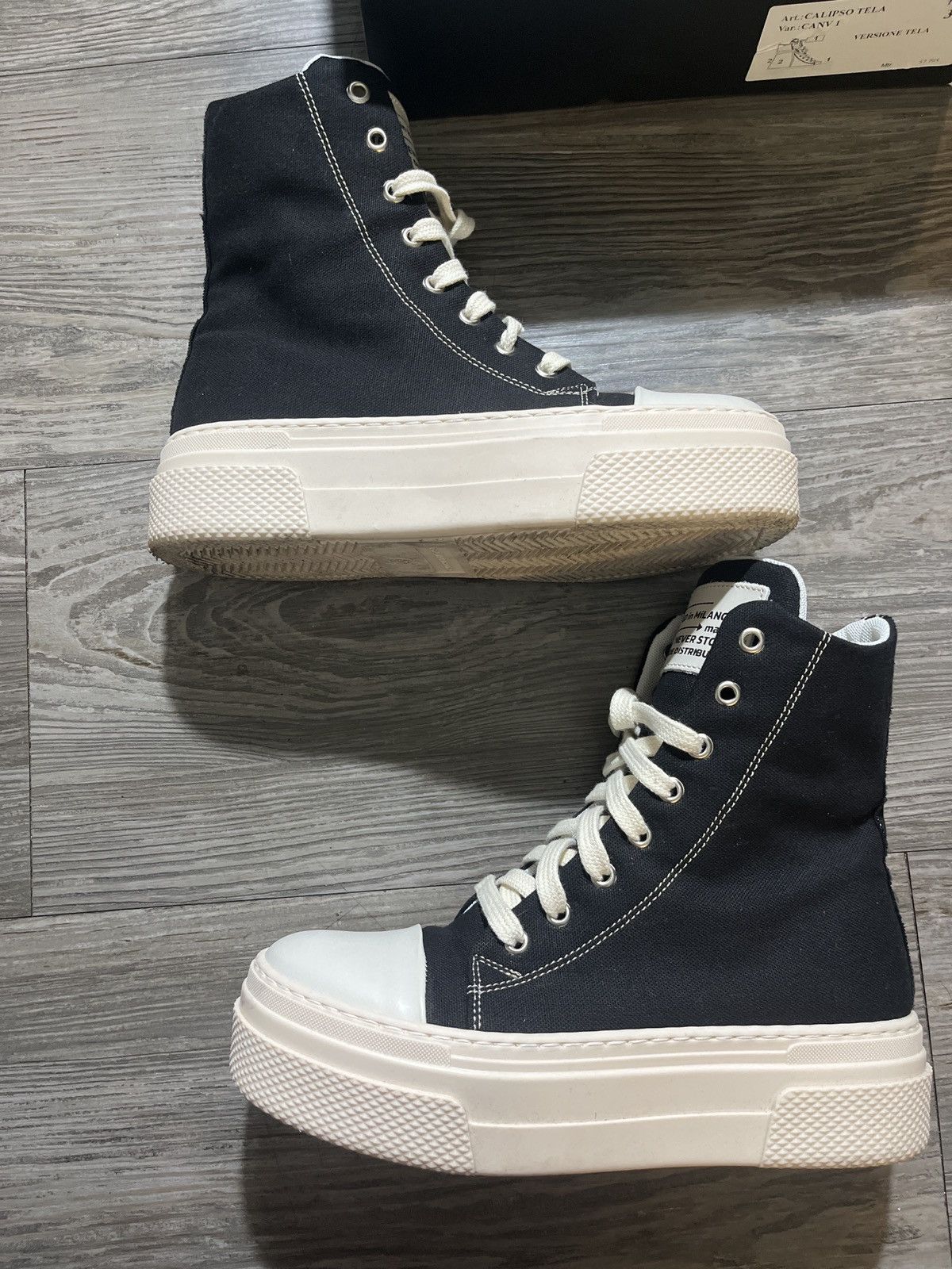 Other Christian Zerotre hightop sneakers Size US 7 / IT 37 - 2 Thumbnail