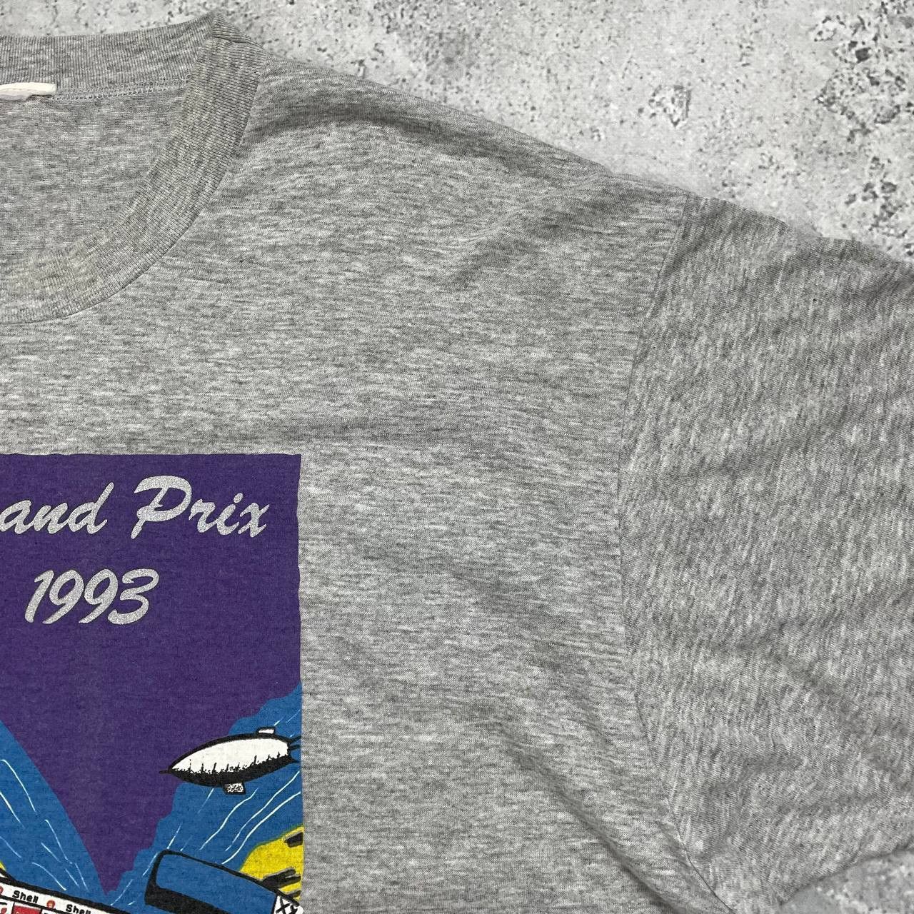 Vintage Vintage 1993 Grand Prix Sega Racing T Shirt Gray Size XL Size US XL / EU 56 / 4 - 12 Thumbnail