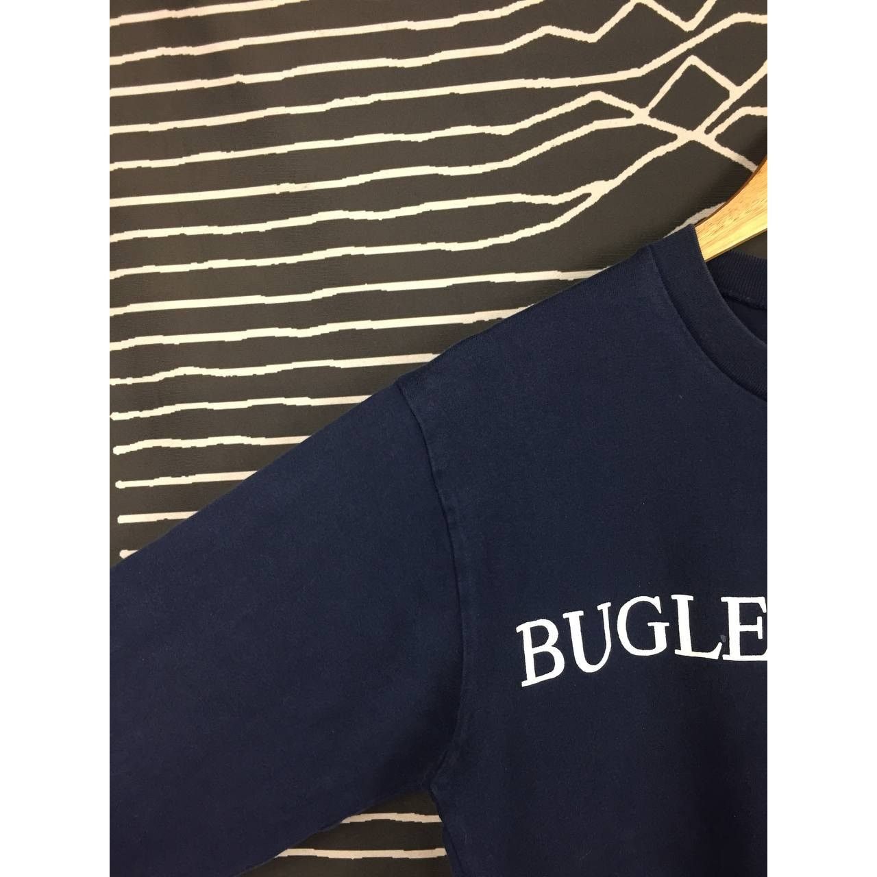 Bugle Boy × Vintage Bugle Boy Jeans Spell Out Logo Long Sleeve Tee Size US M / EU 48-50 / 2 - 4 Thumbnail