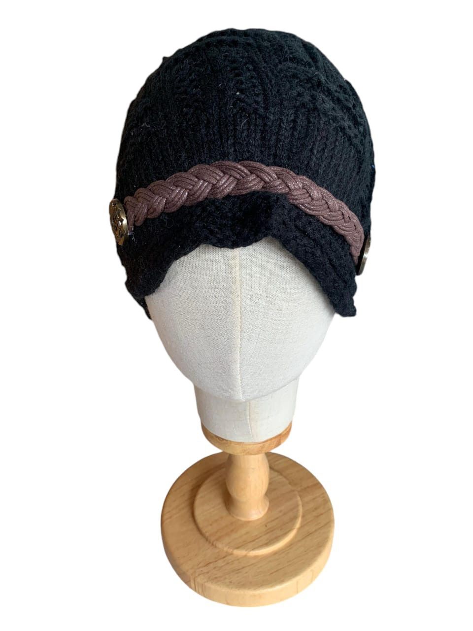 Japanese Brand × Kapital × Vintage Punk Bondage Style Knitted Beanie Hats☠️ Size ONE SIZE - 7 Thumbnail
