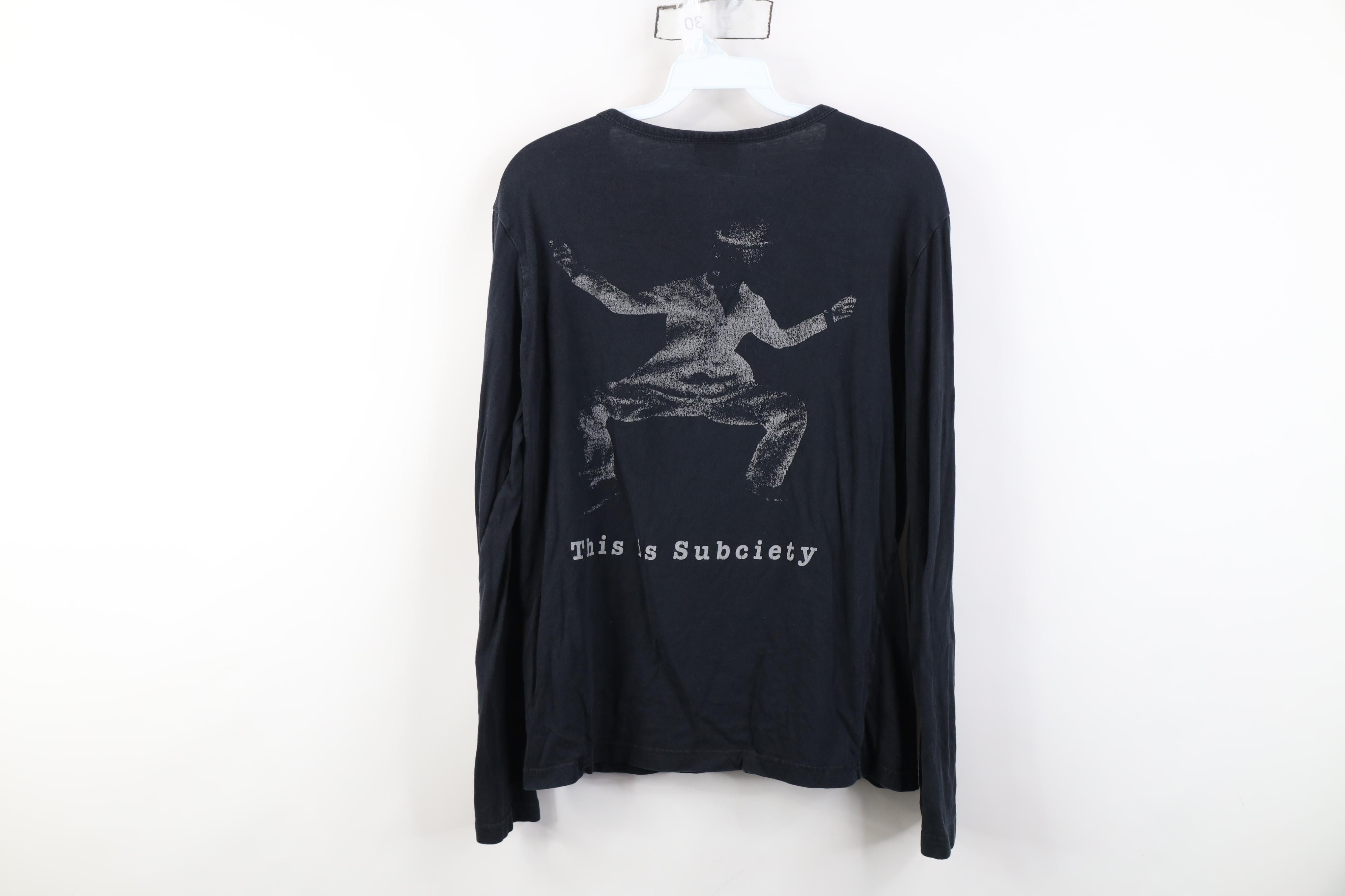 Vintage Vintage Y2K Subciety Japan Streetwear Long Sleeve T-Shirt Size M / US 6-8 / IT 42-44 - 13 Thumbnail
