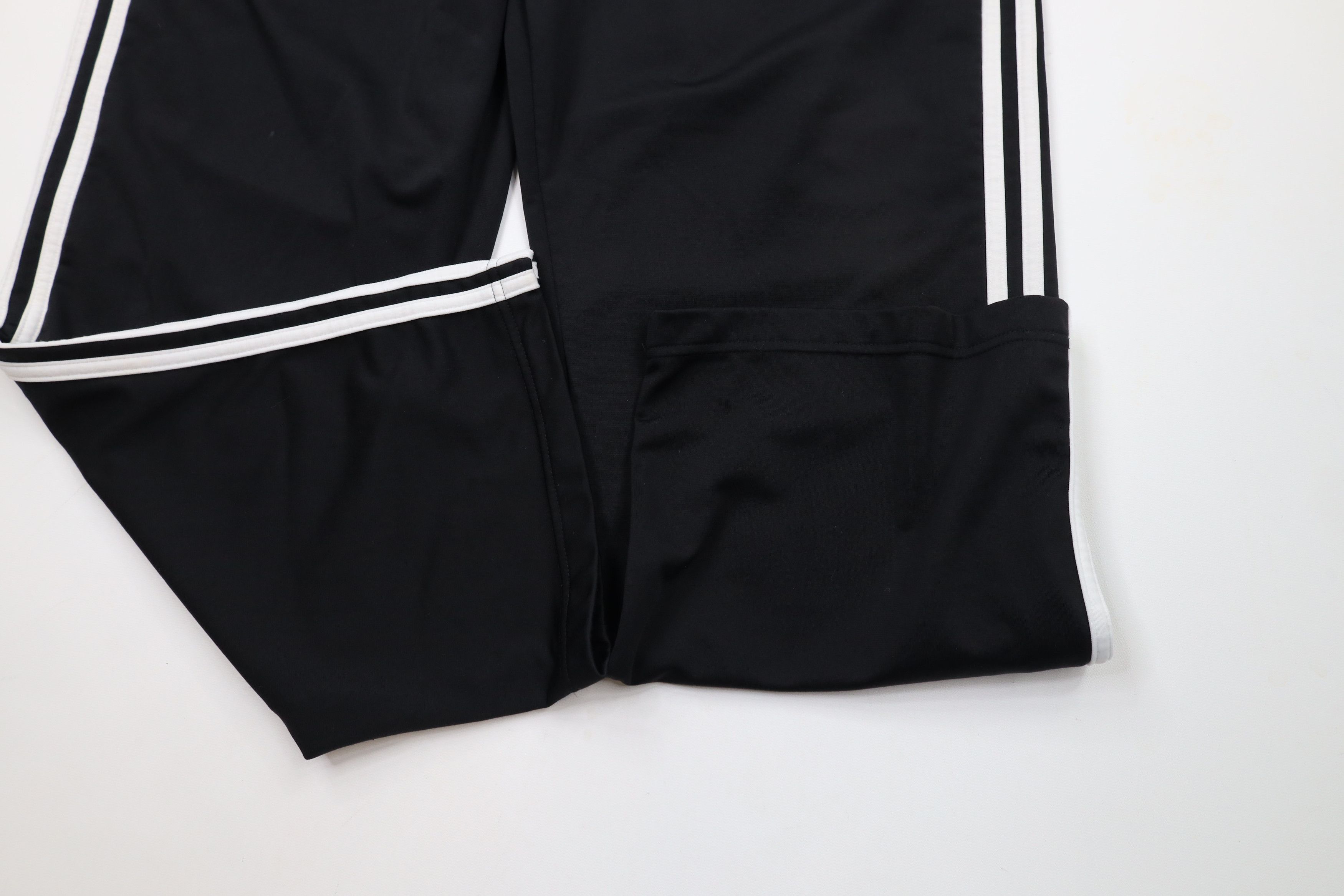 Adidas Vintage Y2K Adidas Striped Wide Leg Sweatpants Pants Black Size US 34 / EU 50 - 7 Thumbnail