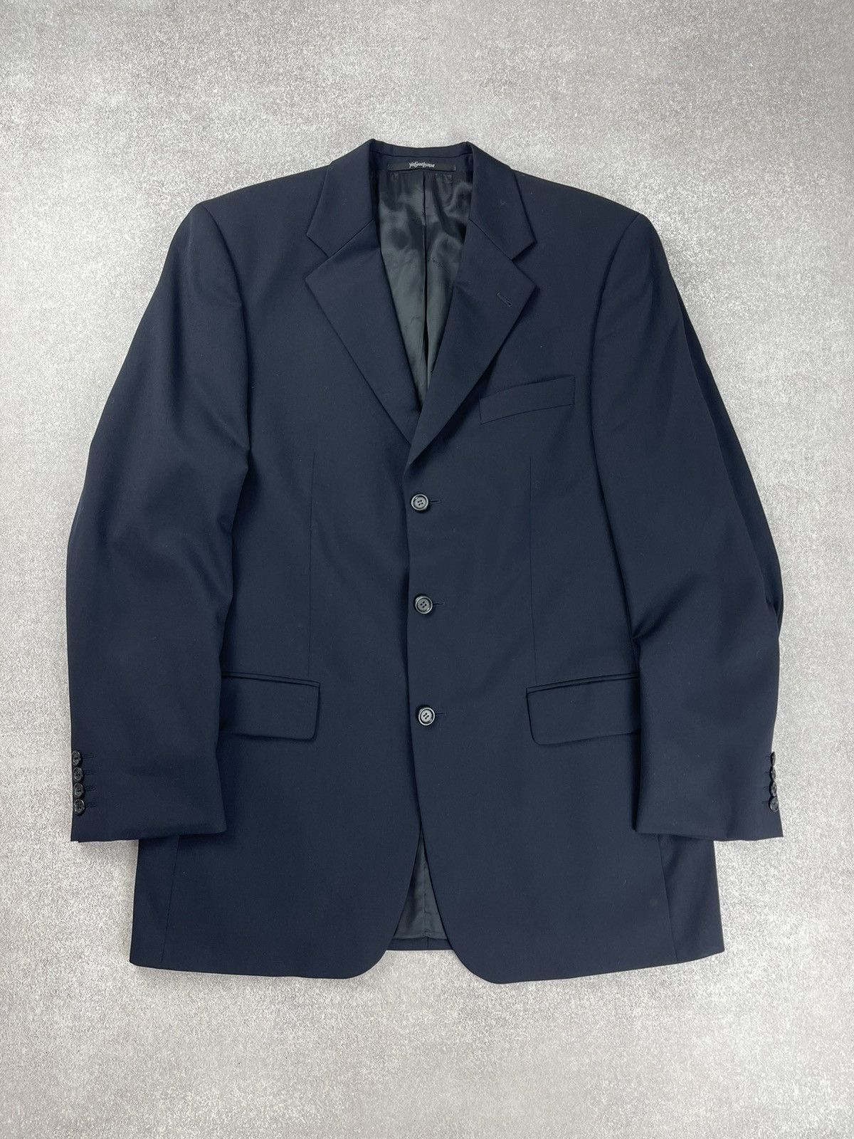 Yves Saint Laurent Vintage Yves Saint Laurent Wool Blazer Jacket Size 102 Size US XL / EU 56 / 4 - 2 Thumbnail