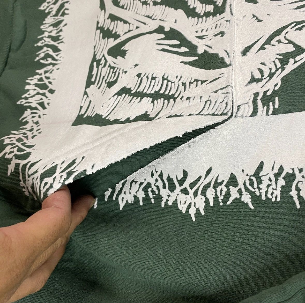 Warren Lotas Warren Lotas "Reaper Ritual" Hoodie - Sage green - Small Size US S / EU 44-46 / 1 - 4 Thumbnail