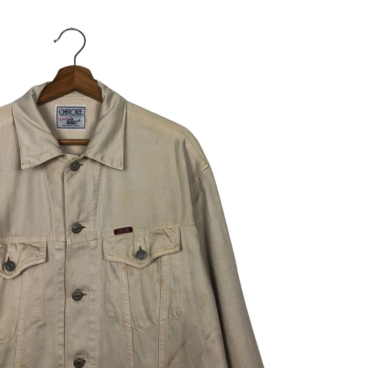 Vintage 📌Vintage Biker Chore Jacket Trucker Cherokee Issey Miyake Size US L / EU 52-54 / 3 - 7 Thumbnail