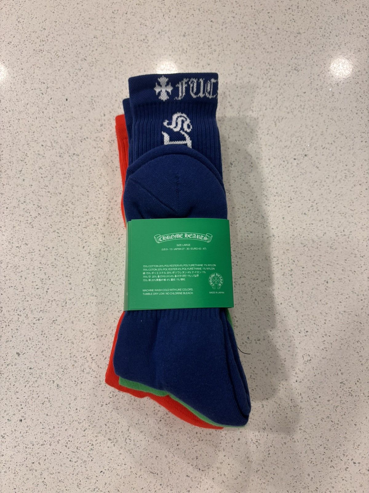 Chrome Hearts Chrome Hearts Socks 3 Pack Chomper, Etc Size ONE SIZE - 10 Thumbnail