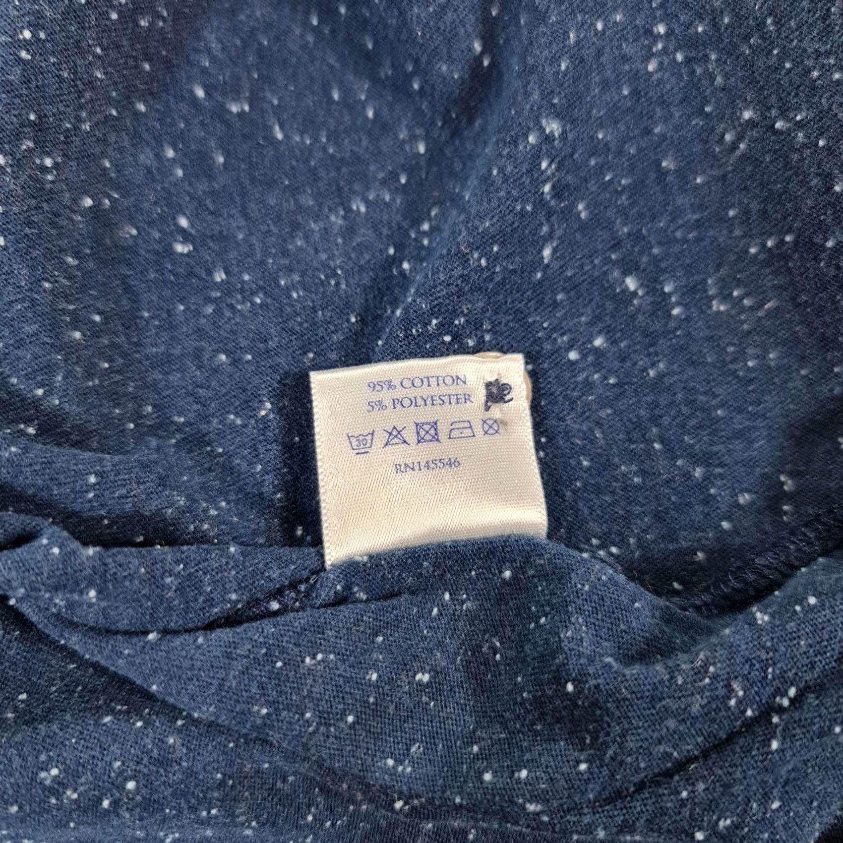 Vintage Brora Polo Shirt Brora Mens Polo Shirt XXL Cotton Speckled Short Sleeves Blue Casual Mens Size US XXL / EU 58 / 5 - 8 Thumbnail