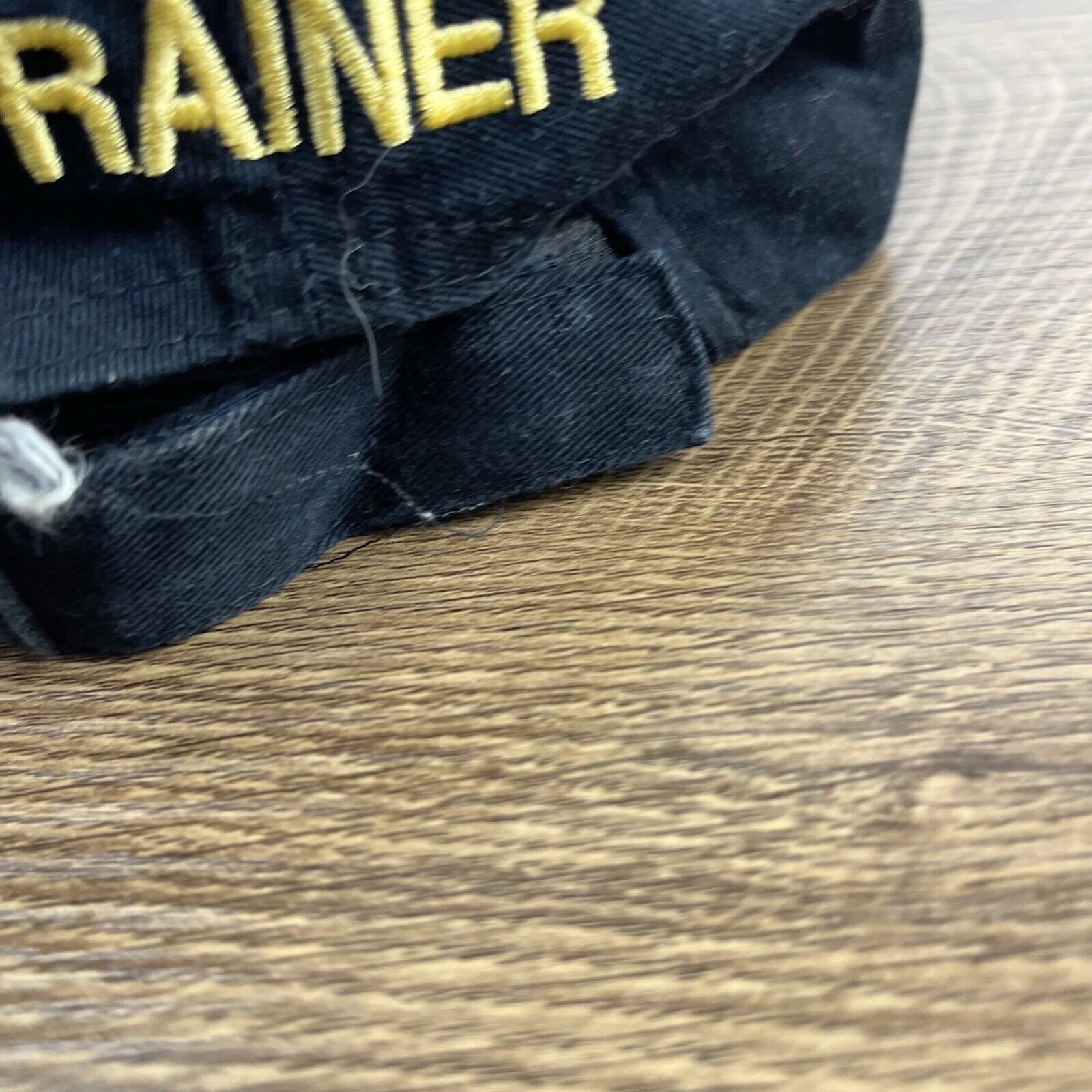 Other Associate Trainer Hat Black Cap Adjustable Hat Black Adult F Size ONE SIZE - 9 Thumbnail