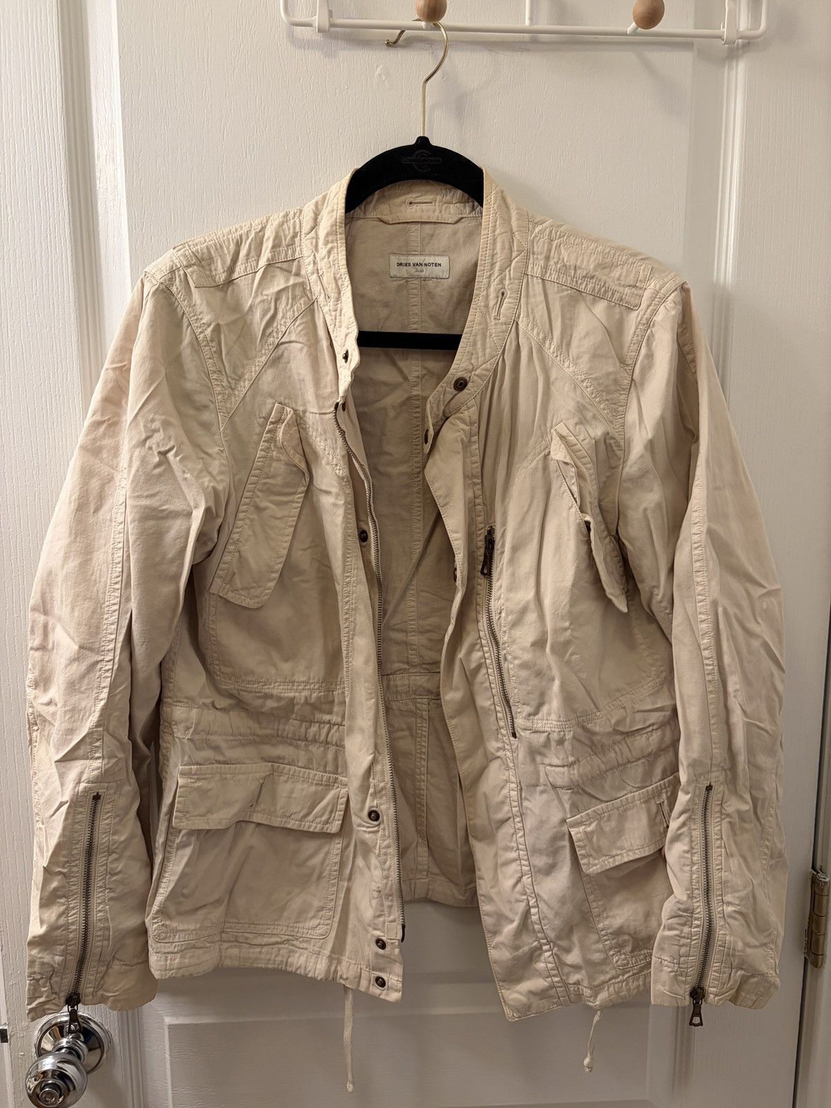 Dries Van Noten Dries Van Noten Light Jacket - Off White Size US S / EU 44-46 / 1 - 1 Thumbnail