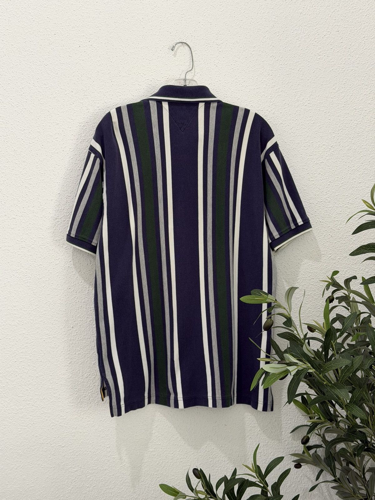 Tommy Hilfiger Vintage 90s Tommy Hilfiger Polo Shirt Mens M Striped Crest Size US M / EU 48-50 / 2 - 4 Thumbnail
