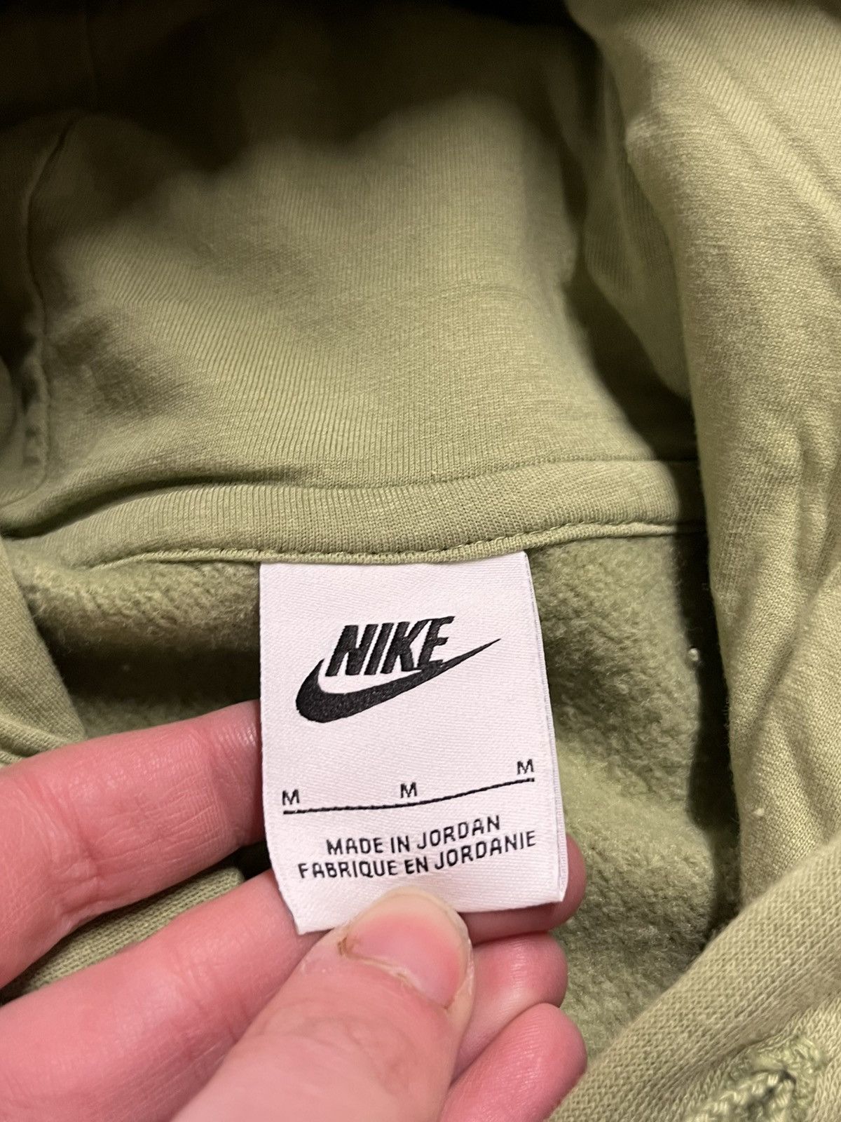 Nike × Vintage Nike vintage earth tone green essential hoodie streetwear Size US M / EU 48-50 / 2 - 6 Thumbnail