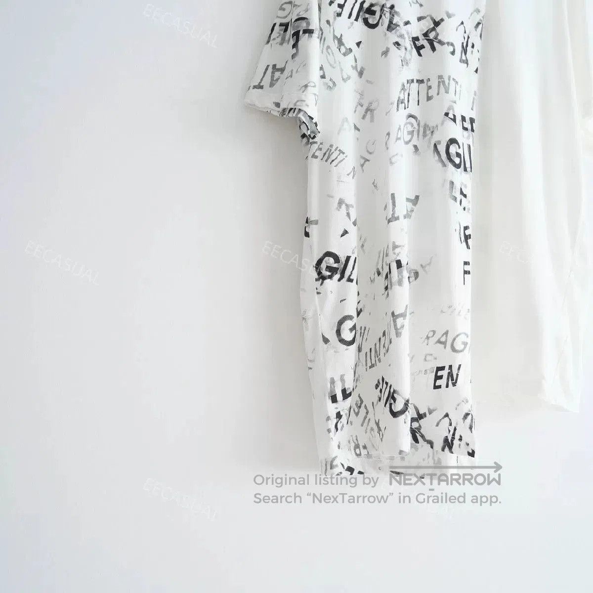 Y's Yohji Yamamoto Asymmetric Graffiti T. Size US M / EU 48-50 / 2 - 4 Thumbnail