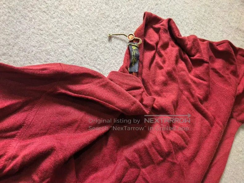 Loro Piana LORO PIANA Cashmere Turtleneck Sweater Size US L / EU 52-54 / 3 - 4 Thumbnail