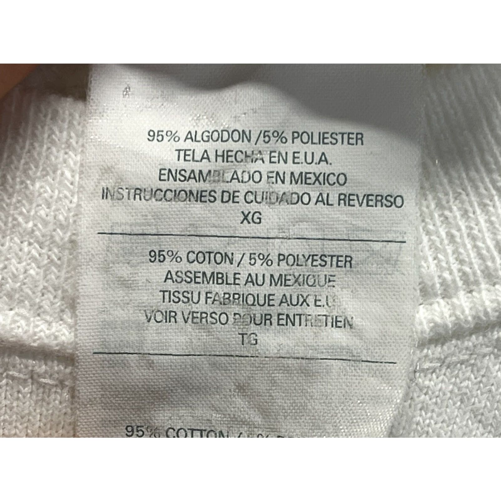 Hanes Vtg 90’s Hanes Super Heavy Cotton Crew Neck Sweatshirt Sz XL White Blank Cotton Blend | Men | Regular | Sweatshirt | Crew Neck | Pullover Size US XL / EU 56 / 4 - 5 Thumbnail