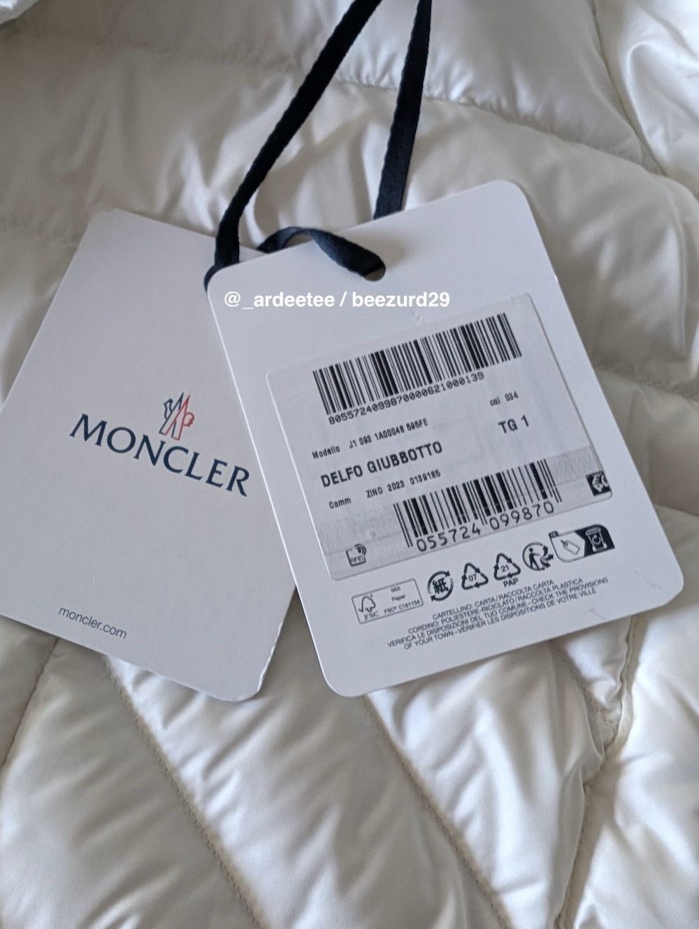 Moncler *NEW* DELFO DOWN PUFFER JACKET $1,800 Size S / US 4 / IT 40 - 13 Thumbnail