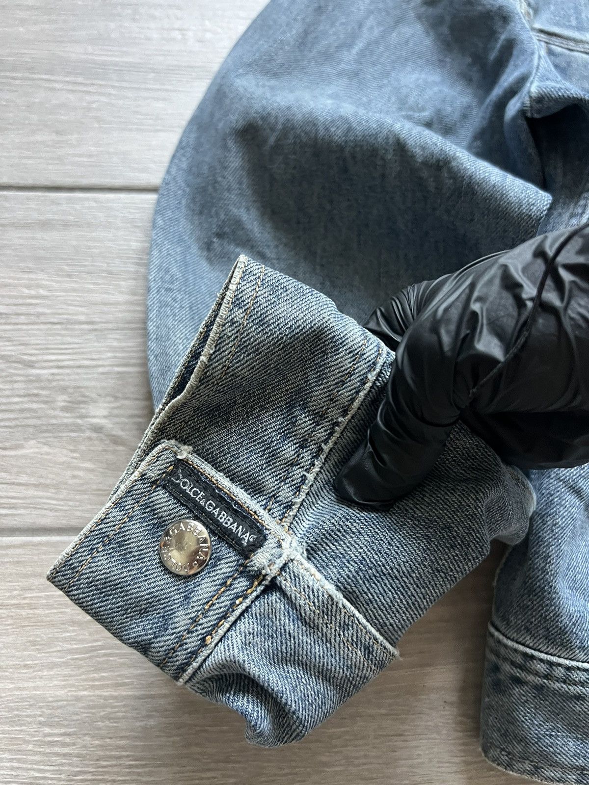 Dolce & Gabbana Vintage Dolce Gabbana Blue Denim Jeans Cargo Jacket Archive Size US L / EU 52-54 / 3 - 10 Thumbnail