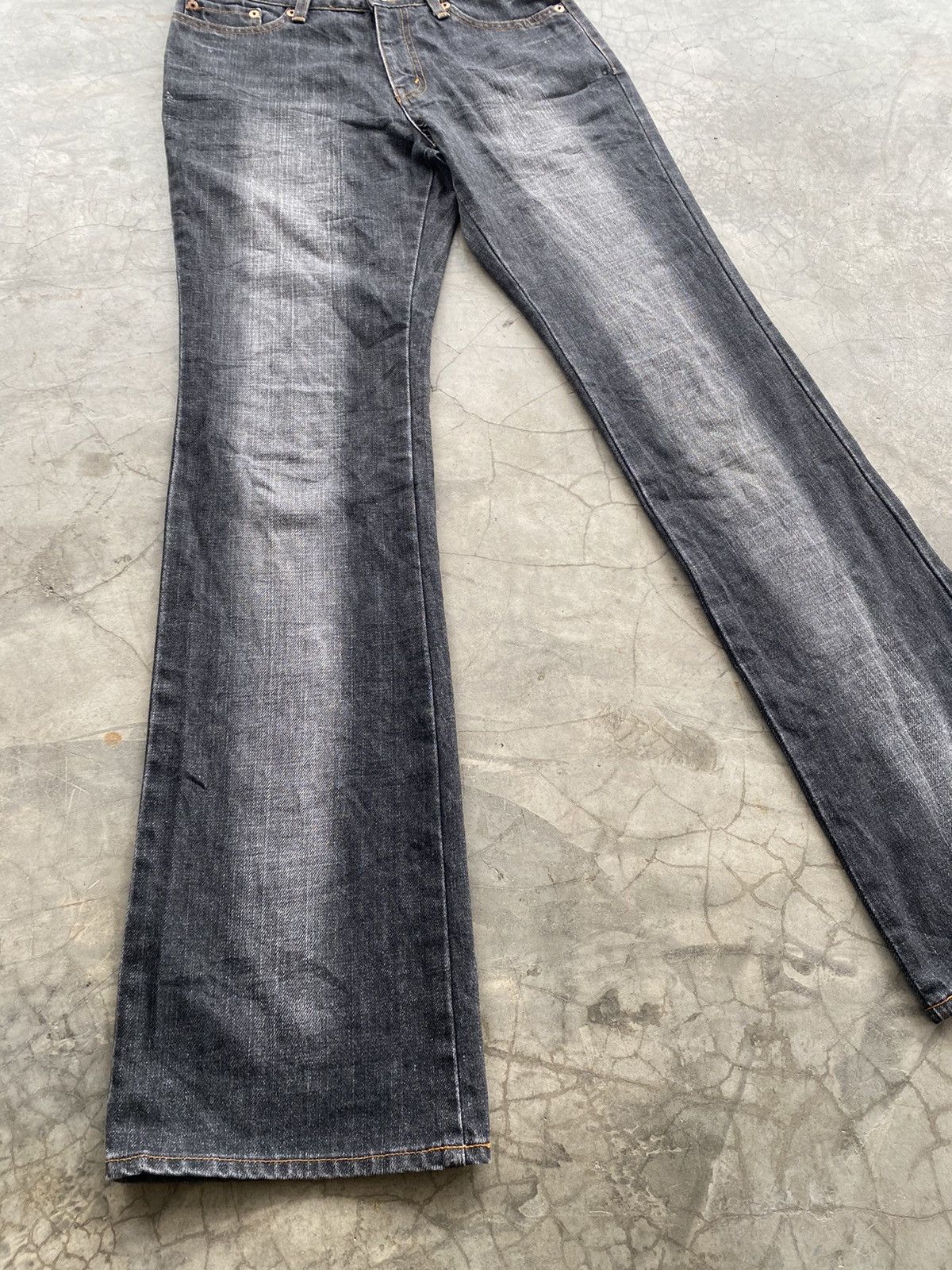 Hysteric Glamour × If Six Was Nine × Le Grande Bleu (L.G.B.) Flare Jeans Japanese Bobson Fade Black Size US 29 - 2 Thumbnail