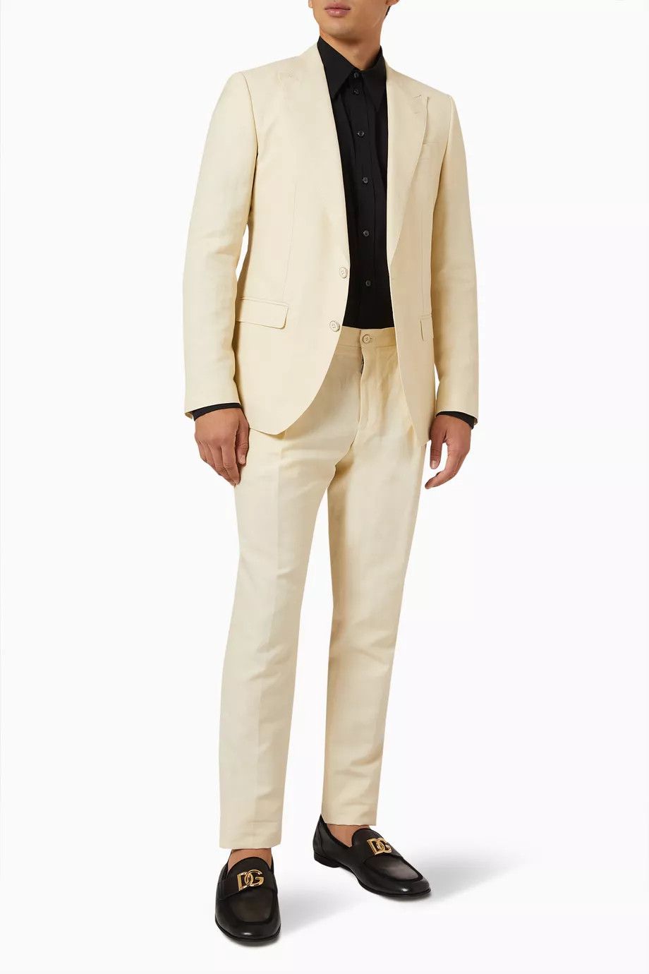 Dolce & Gabbana o1y0125 Blazer in Cream Size US L / EU 52-54 / 3 - 2 Thumbnail