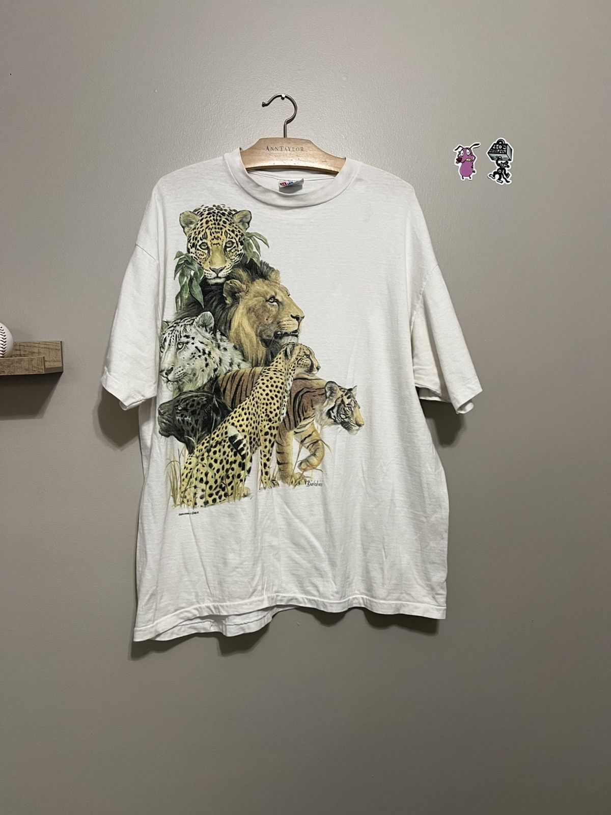 Hanes × Vintage Vintage Hanes Animal Nature tee Size US XL / EU 56 / 4 - 3 Thumbnail