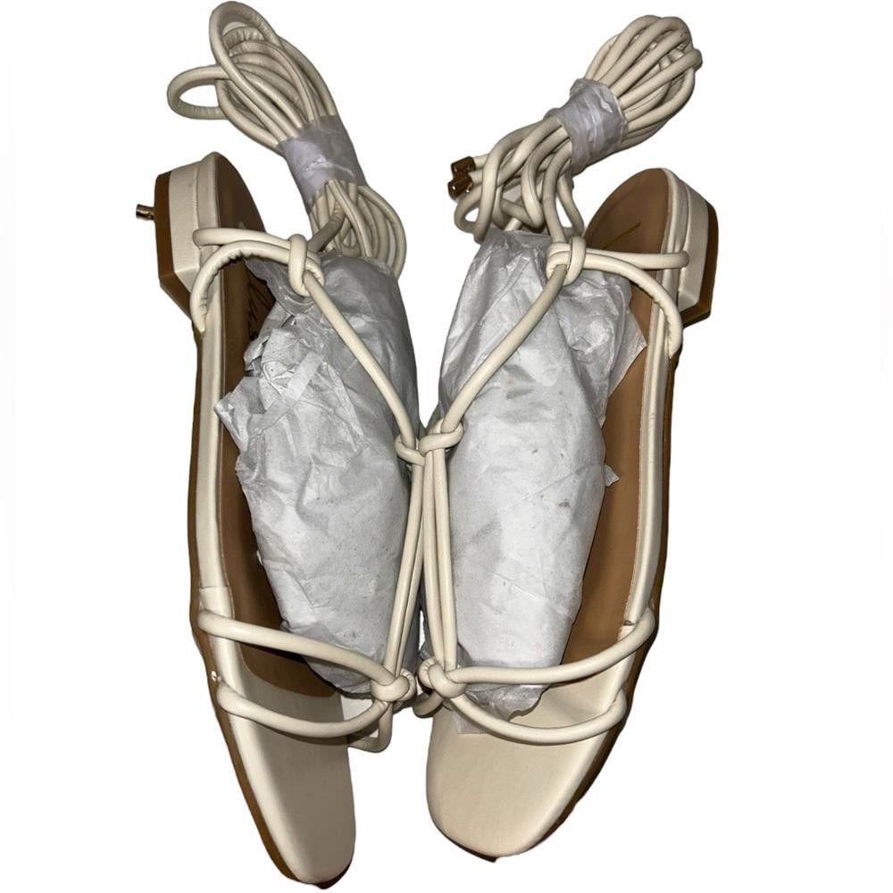 Lulus Lulus l NWT Storyy Ivory Strappy Lace-Up Sandals Size 6 Size US 6 / IT 36 - 5 Thumbnail