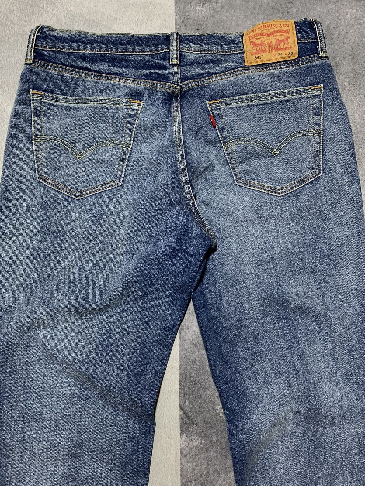 Levi's × Vintage Vintage Y2K Levi’s 541 faded jeans streetwear size 34x36 Size US 34 / EU 50 - 2 Thumbnail