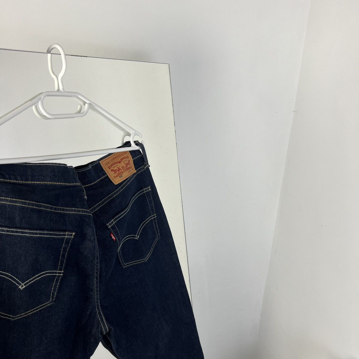 Levi's Vintage 522 Levi’s Deep Blue Denim Jeans Streetwear Style Size US 34 / EU 50 - 3 Thumbnail