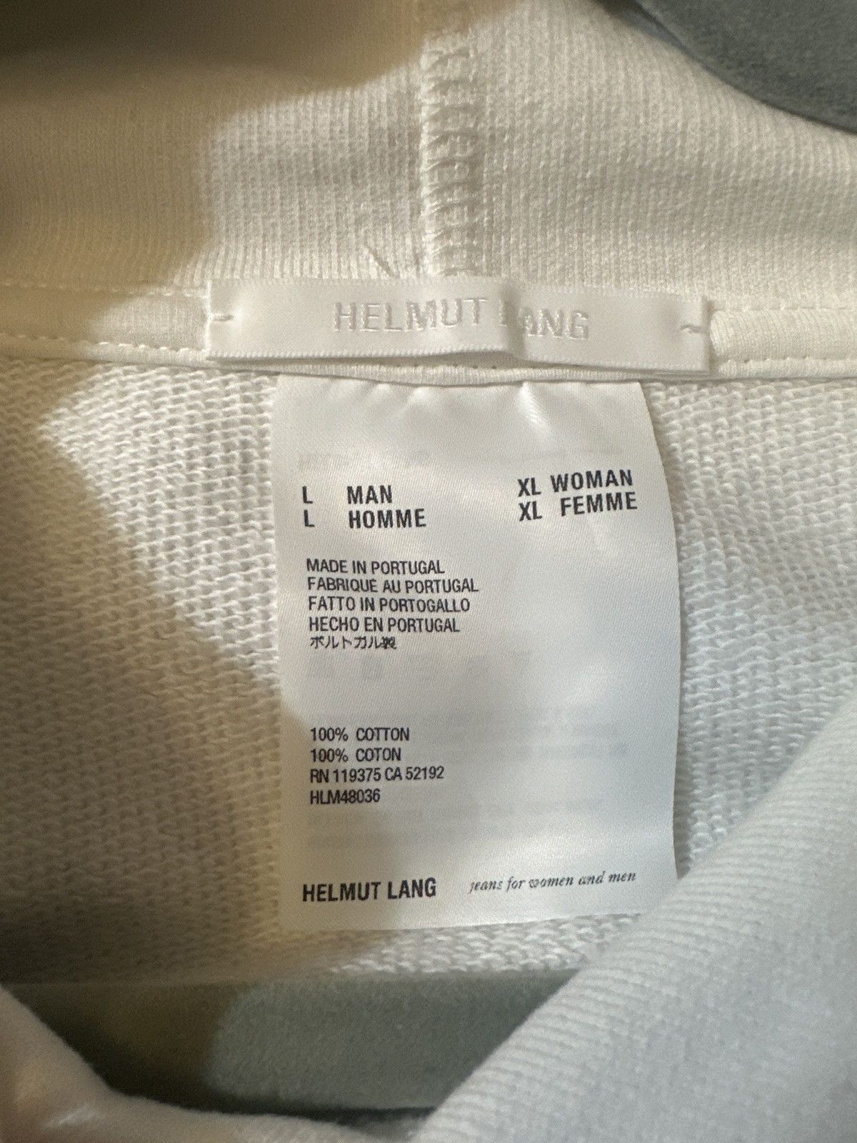 Helmut Lang Helmut lang hoodie thanks helmut Size US L / EU 52-54 / 3 - 1 Thumbnail