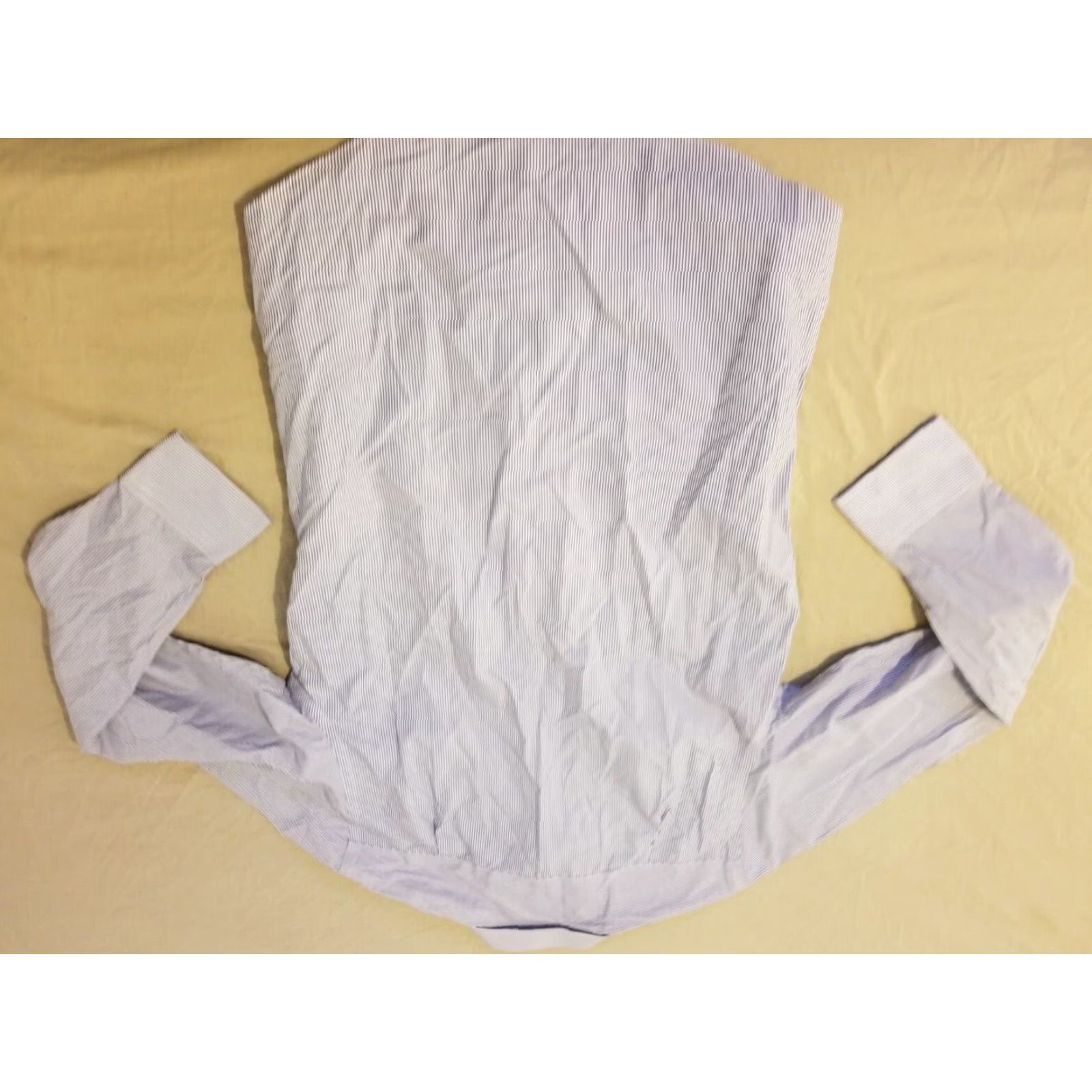 Charles Tyrwhitt Charles Tyrwhitt Dress Shirt 15 33 Blue Button Cotton Mens Size 40R - 5 Thumbnail