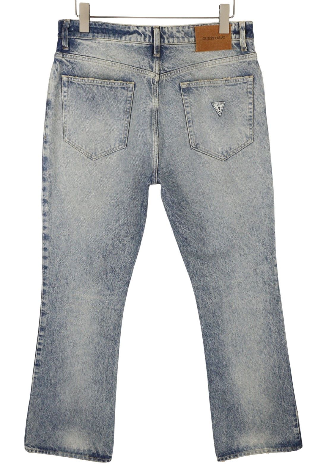 Guess GUDL W32/L32 Blue Whiskers Bootcut Button Fly 87828 Size US 32 / EU 48 - 4 Thumbnail