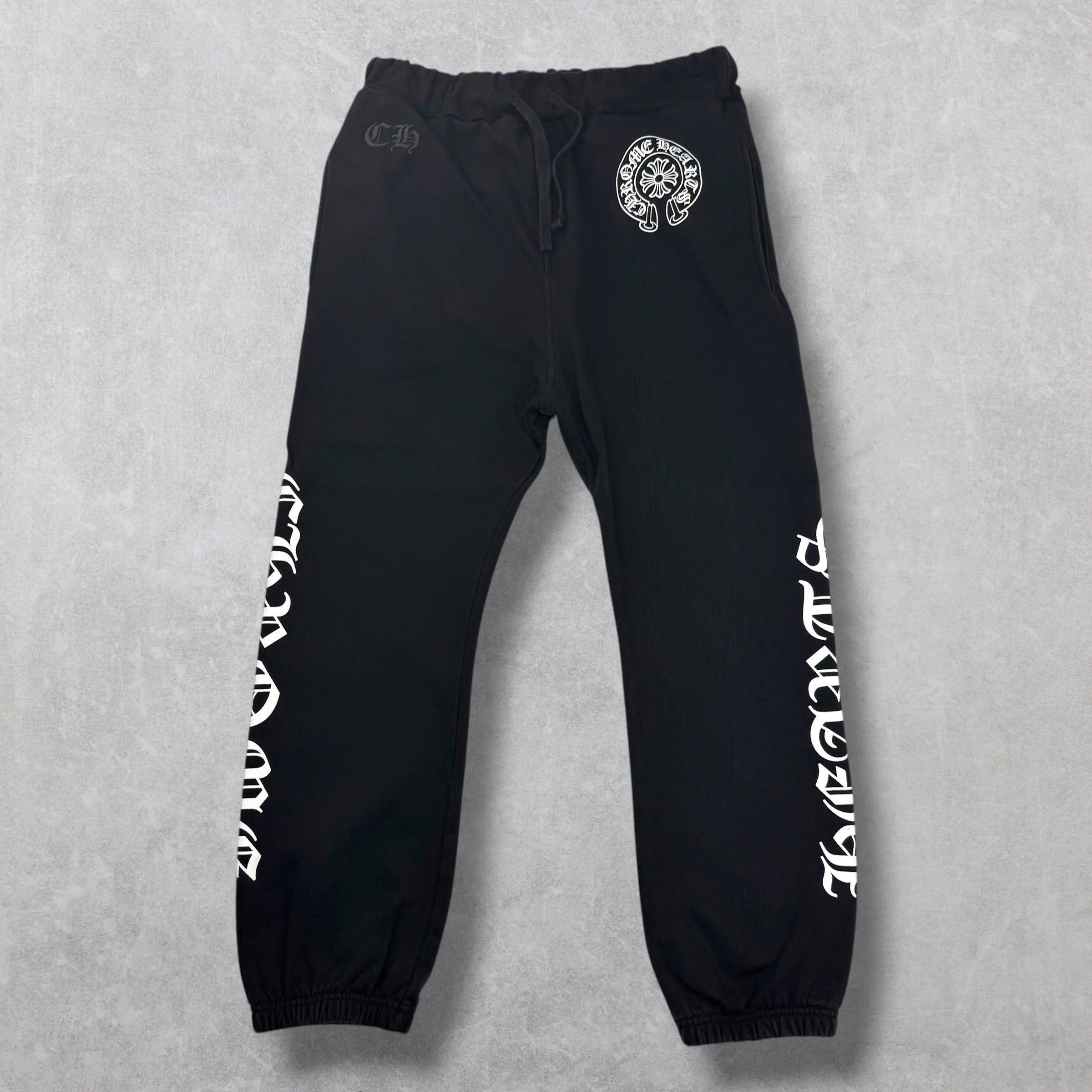 Chrome Hearts Chrome Hearts Horseshoe Logo Sweatpants M Size US 29 - 2 Thumbnail