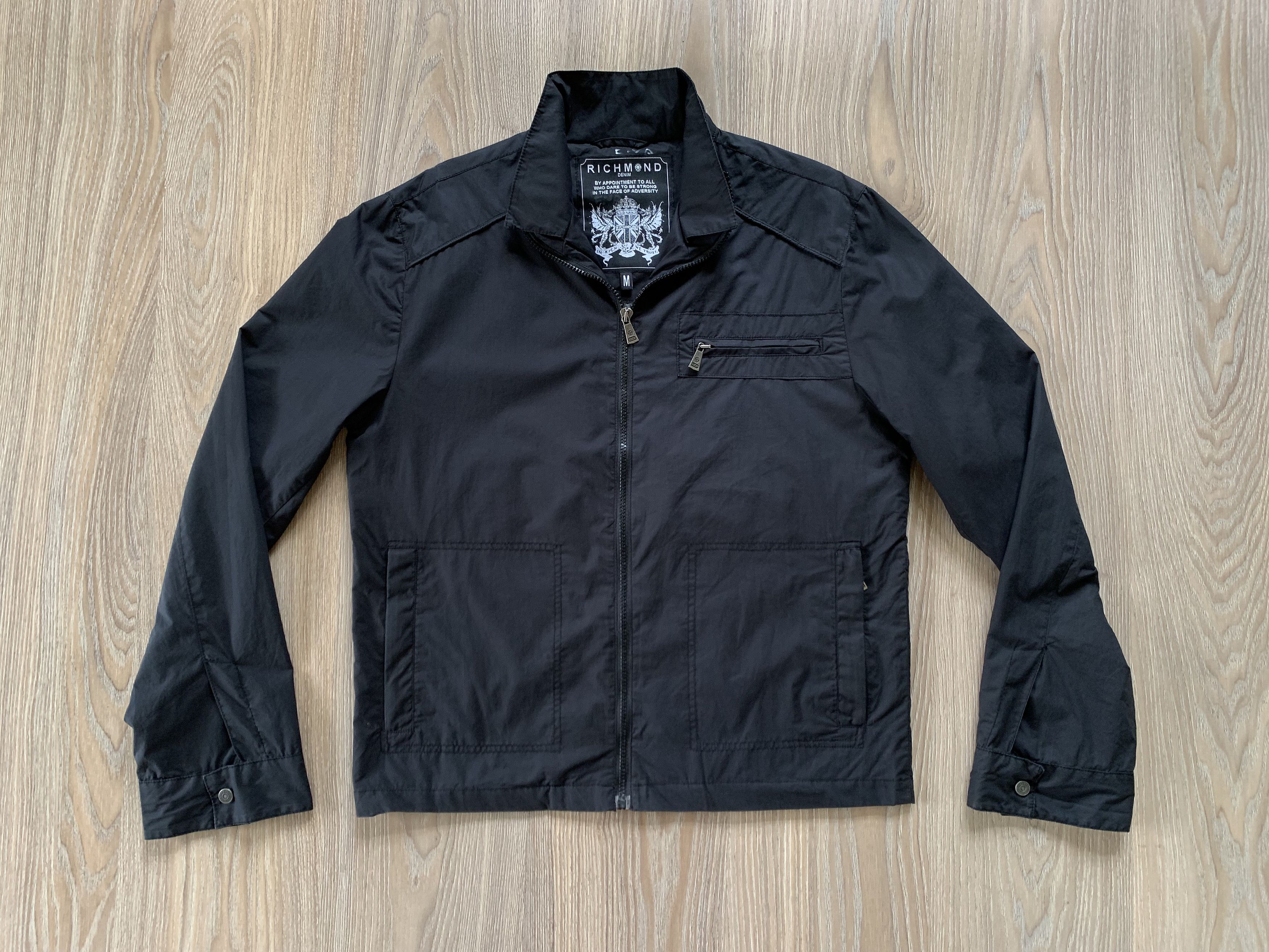 John Richmond John Richmond Denim Black Jacket Size US M / EU 48-50 / 2 - 2 Thumbnail