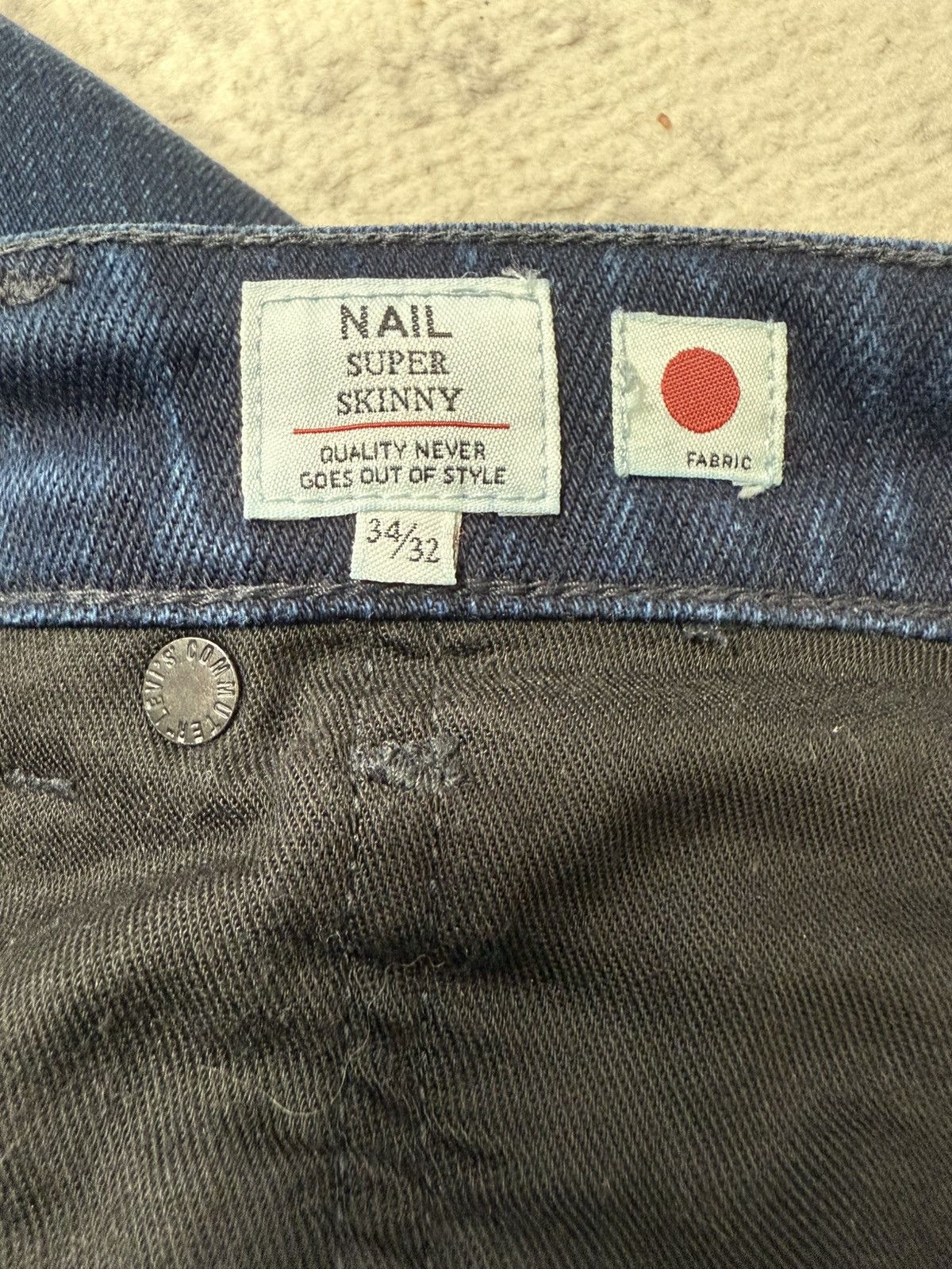 Levi's Levi’s Blue Tab Slim Japan Denim Jeans Size US 34 / EU 50 - 7 Thumbnail