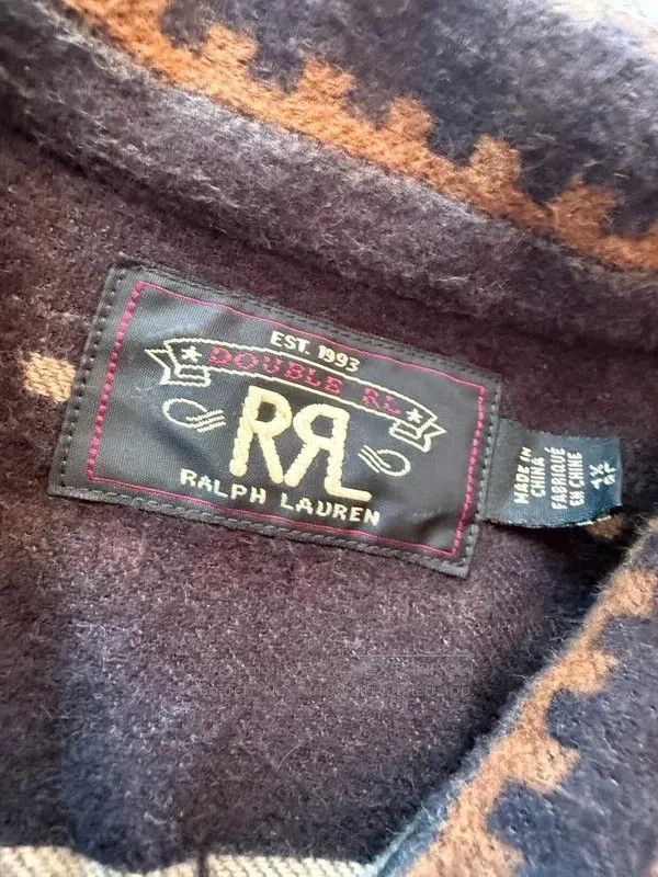 RRL Ralph Lauren RRL Ralph Lauren Indian style pattern workwear shirt Size US XL / EU 56 / 4 - 3 Thumbnail