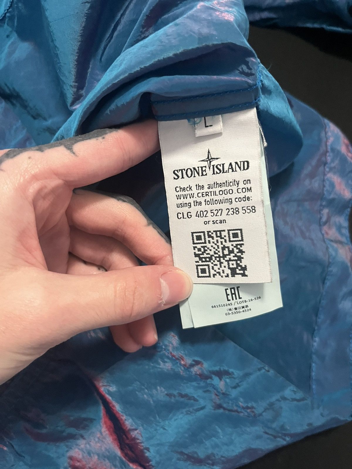 Stone Island Stone island nylon metal weft iridescent jacket Size US L / EU 52-54 / 3 - 5 Thumbnail