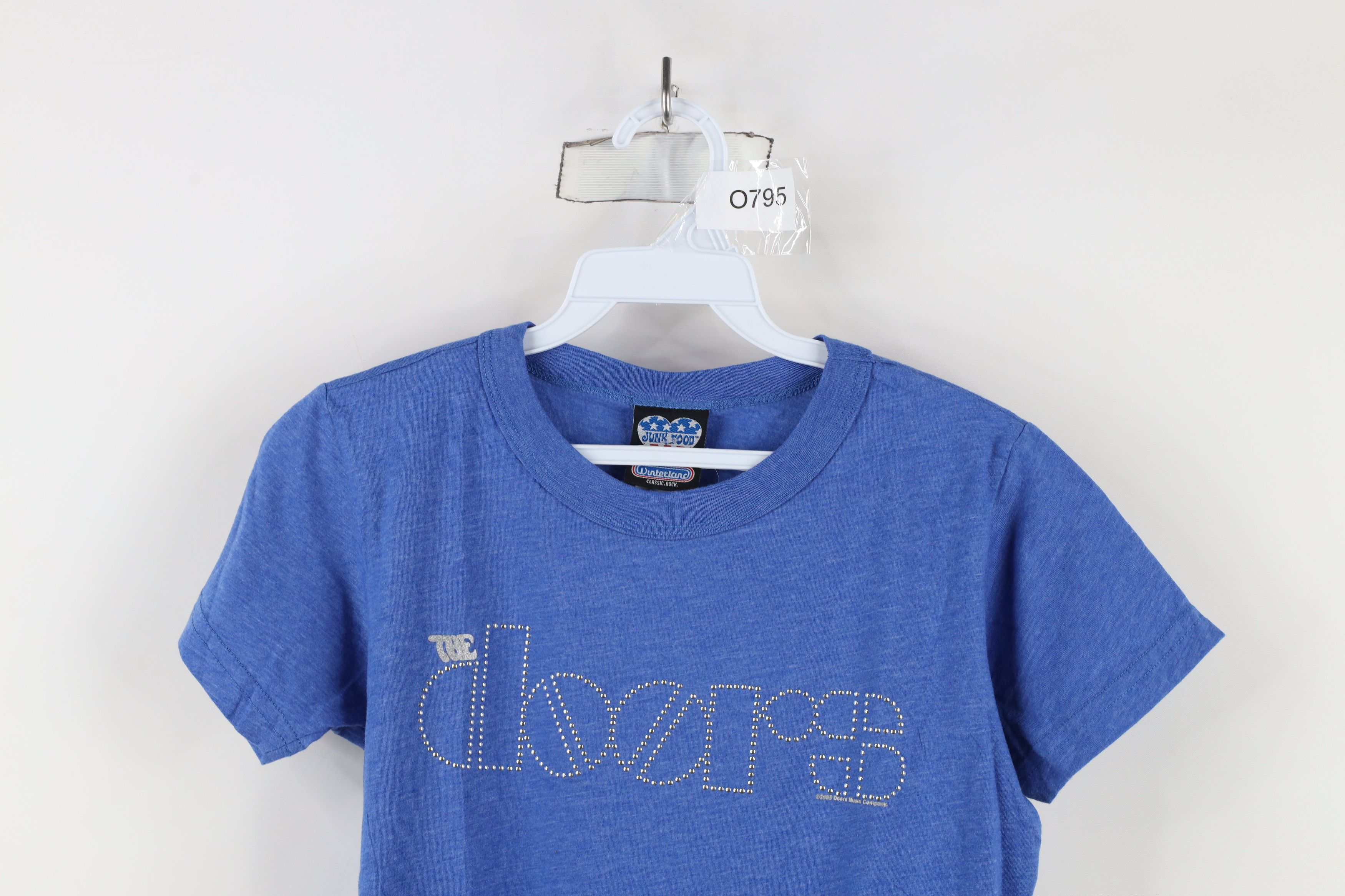 Vintage Vintage Y2K 2005 The Doors Band T-Shirt Heather Blue USA Size L / US 10 / IT 46 - 2 Thumbnail
