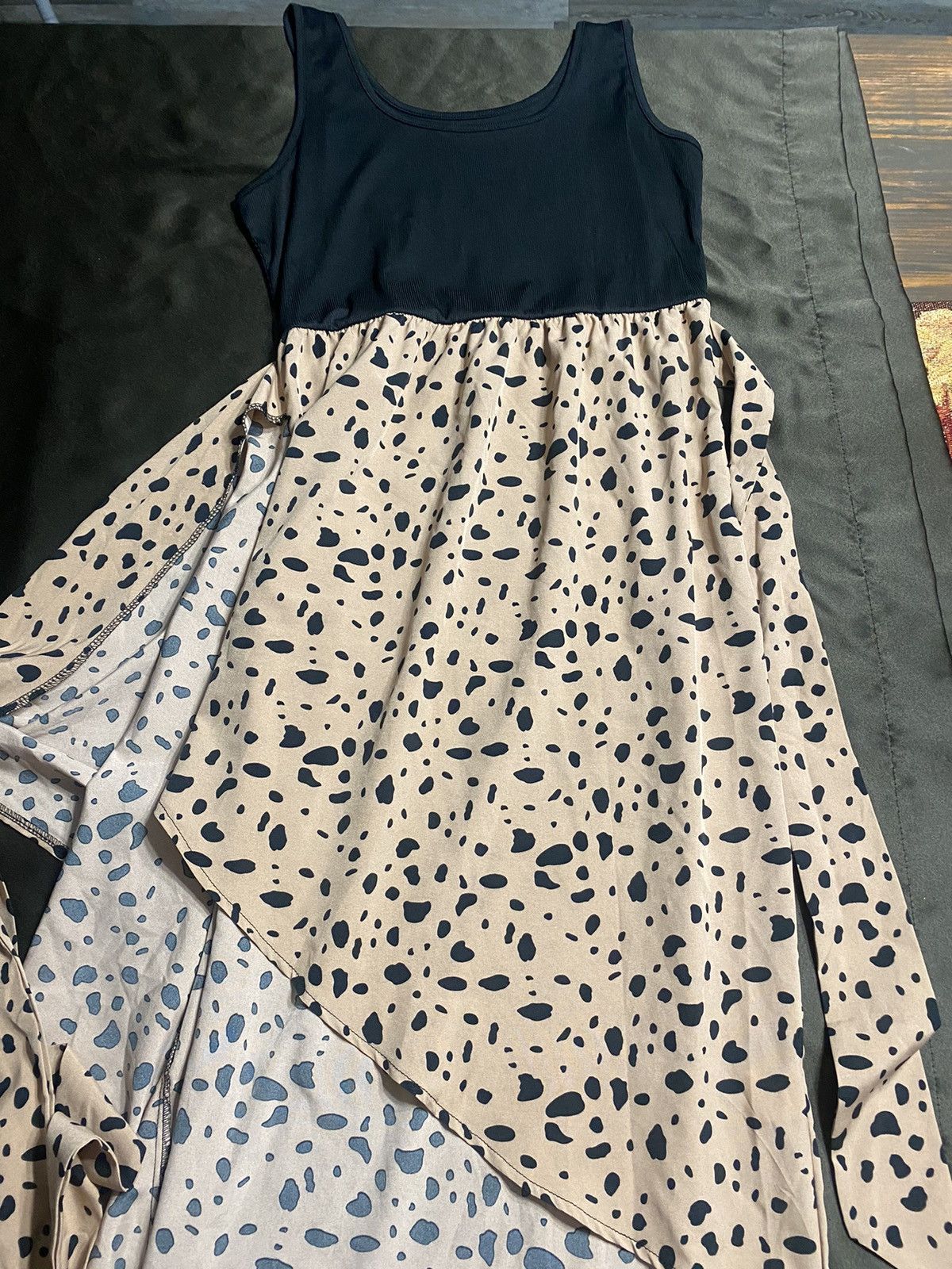 Shein Women’s Dalmatian Print Dress Size L / US 10 / IT 46 - 2 Thumbnail