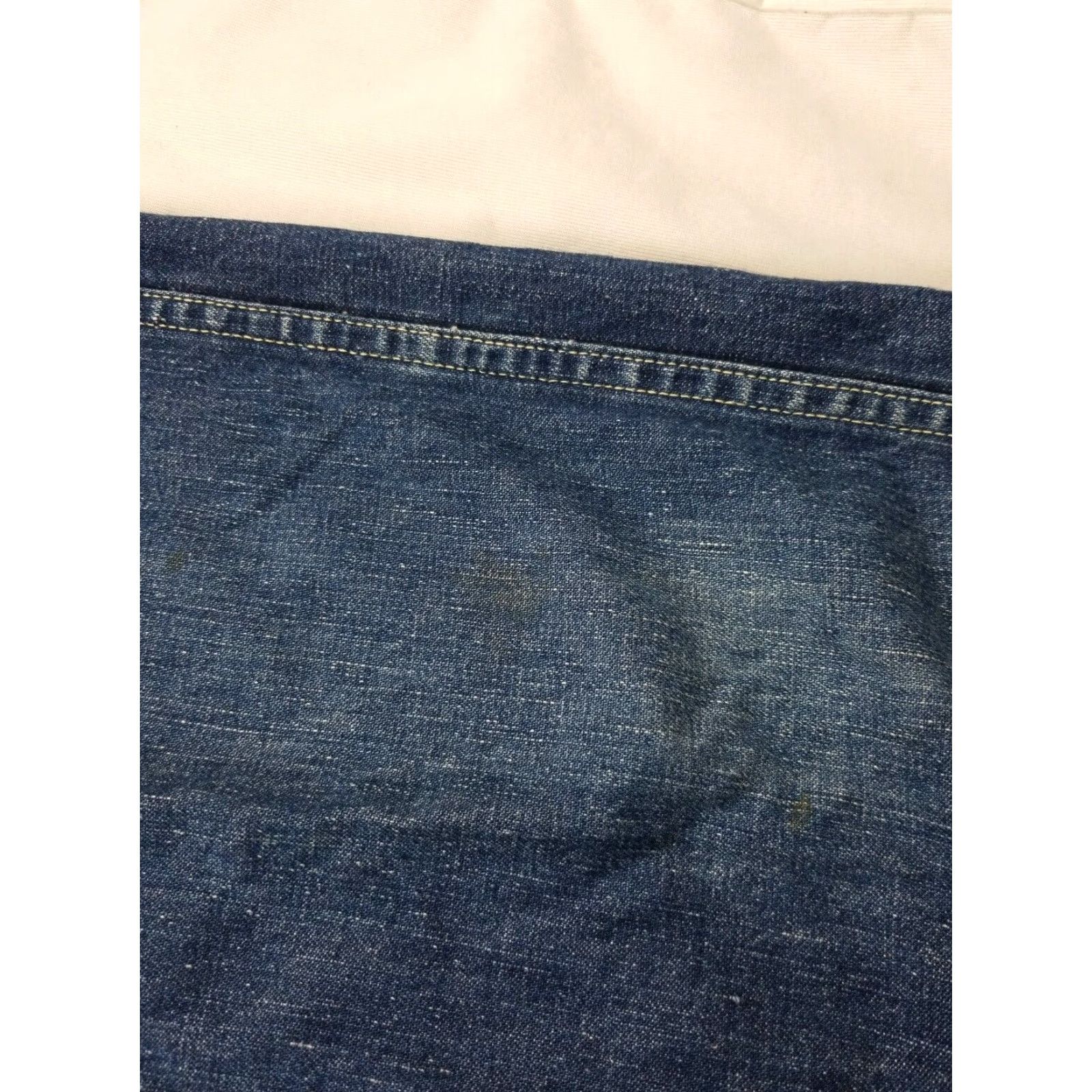 Lee VINTAGE Lee High Waisted Side Zip Jeans 27 x 29 USA Denim Blue 1940s Rockabilly Mens Size US 27 - 4 Thumbnail