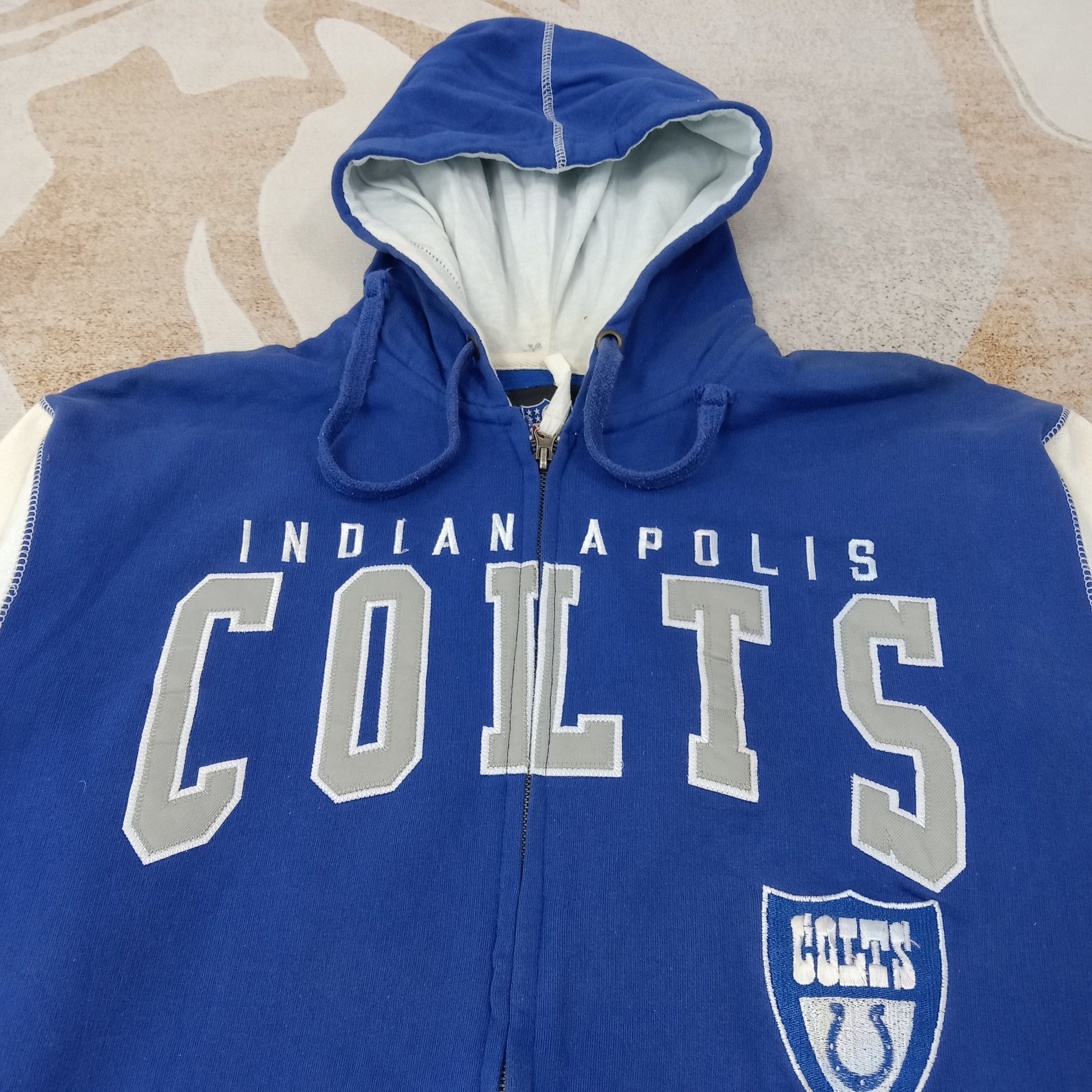 NFL Indianapolis Colts American Football Hoodies Jacket C261N8 Size US L / EU 52-54 / 3 - 2 Thumbnail