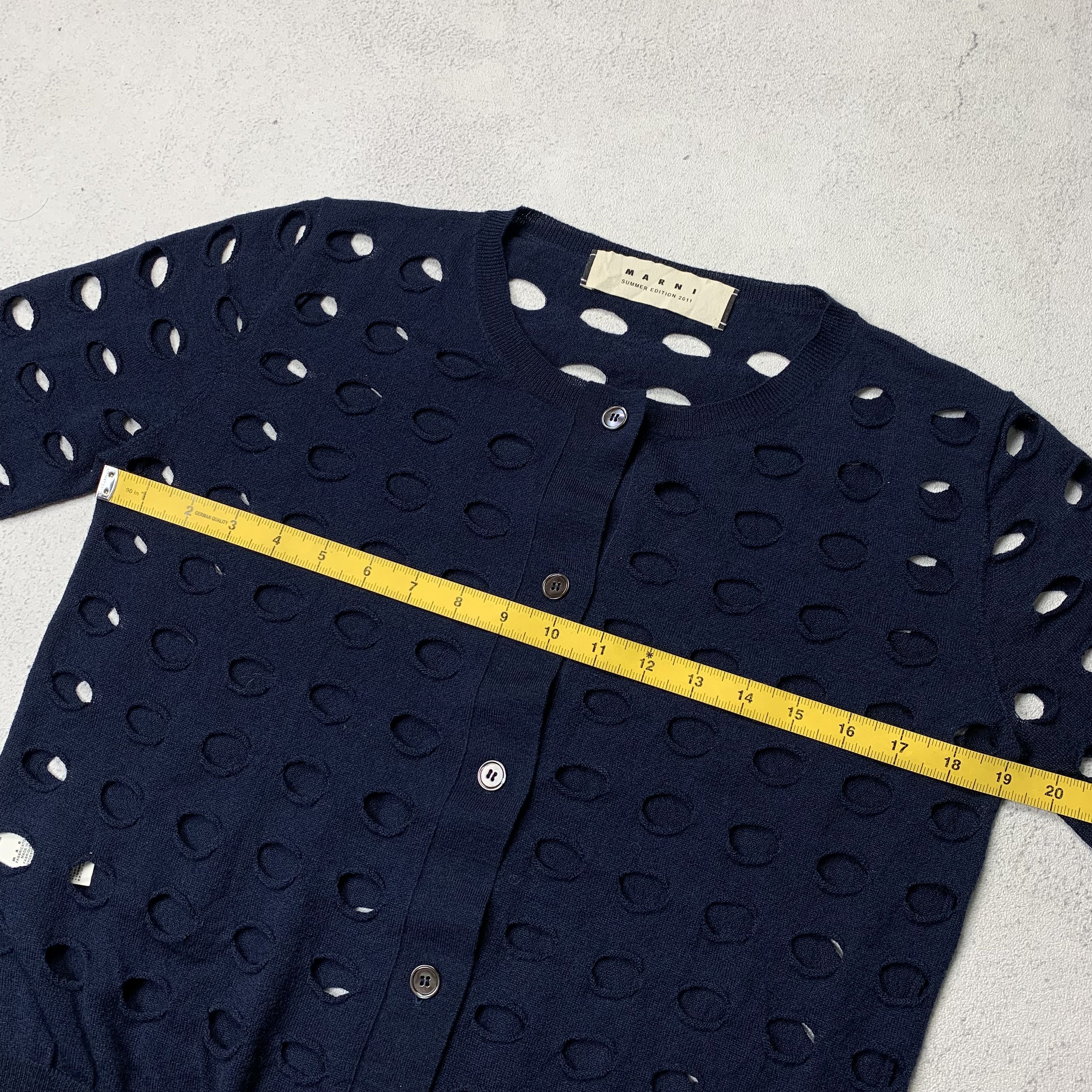 Marni Marni Cut Out Wool Sweater Cardigan Size M / US 6-8 / IT 42-44 - 7 Thumbnail