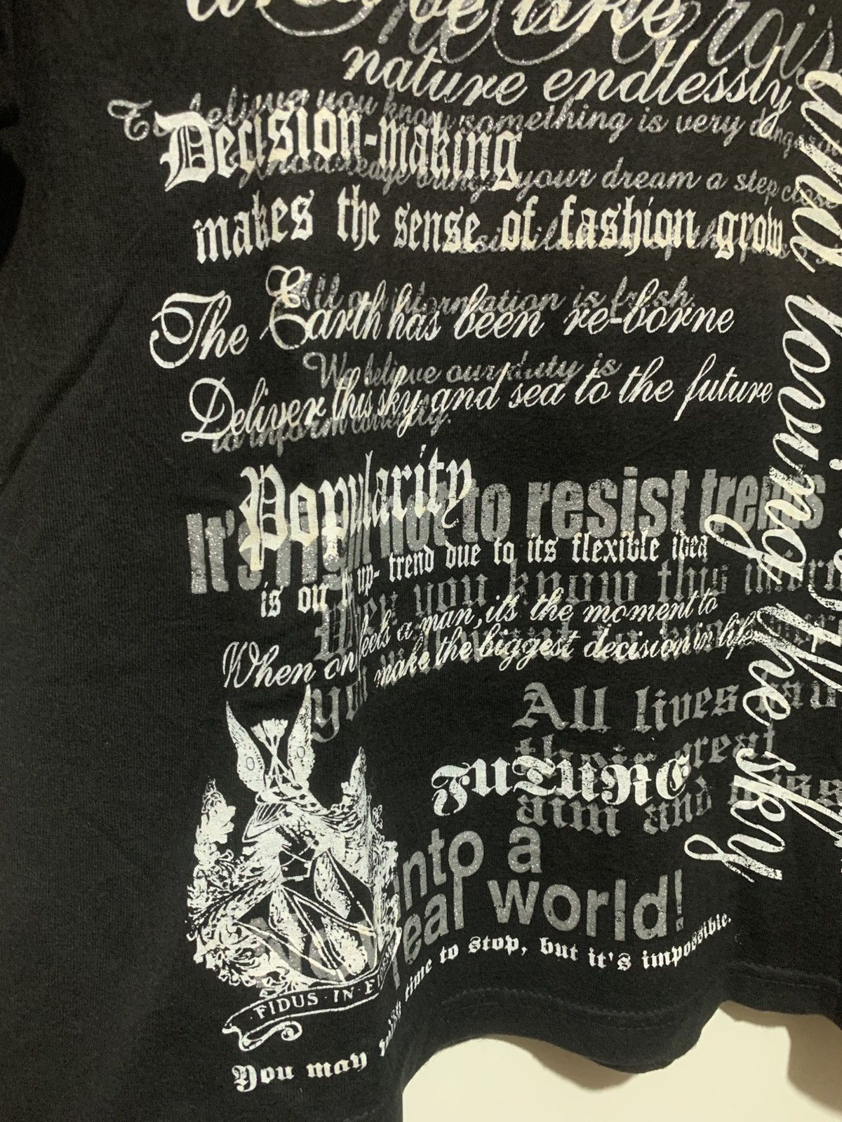 14th Addiction Japanese Sirmione Double Layer Seditionaries Poem Tee Shirt Size US M / EU 48-50 / 2 - 8 Thumbnail