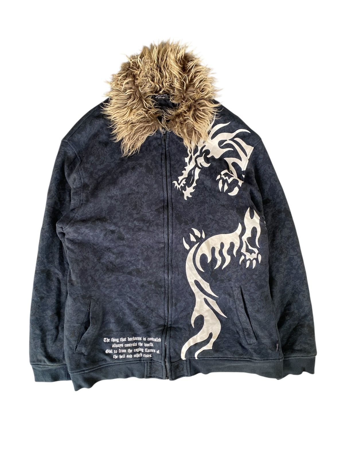 Shellac 2000s DJ free Japan Fur Dragons Poem Size US L / EU 52-54 / 3 - 1 Thumbnail