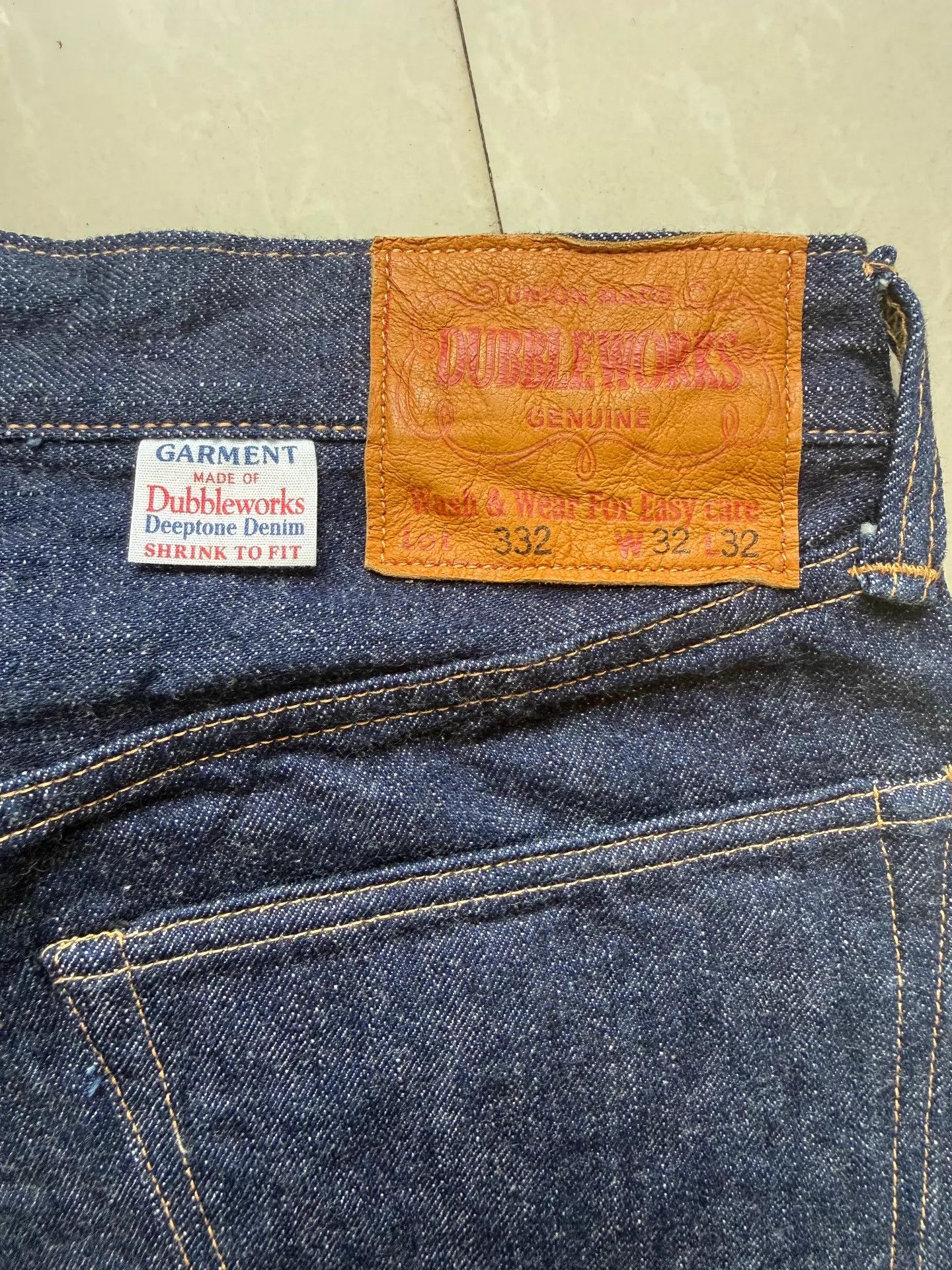 Warehouse WAREHOUSE DUBBLEWORKS 332 Tapered Pants 32 Size US 32 / EU 48 - 5 Thumbnail