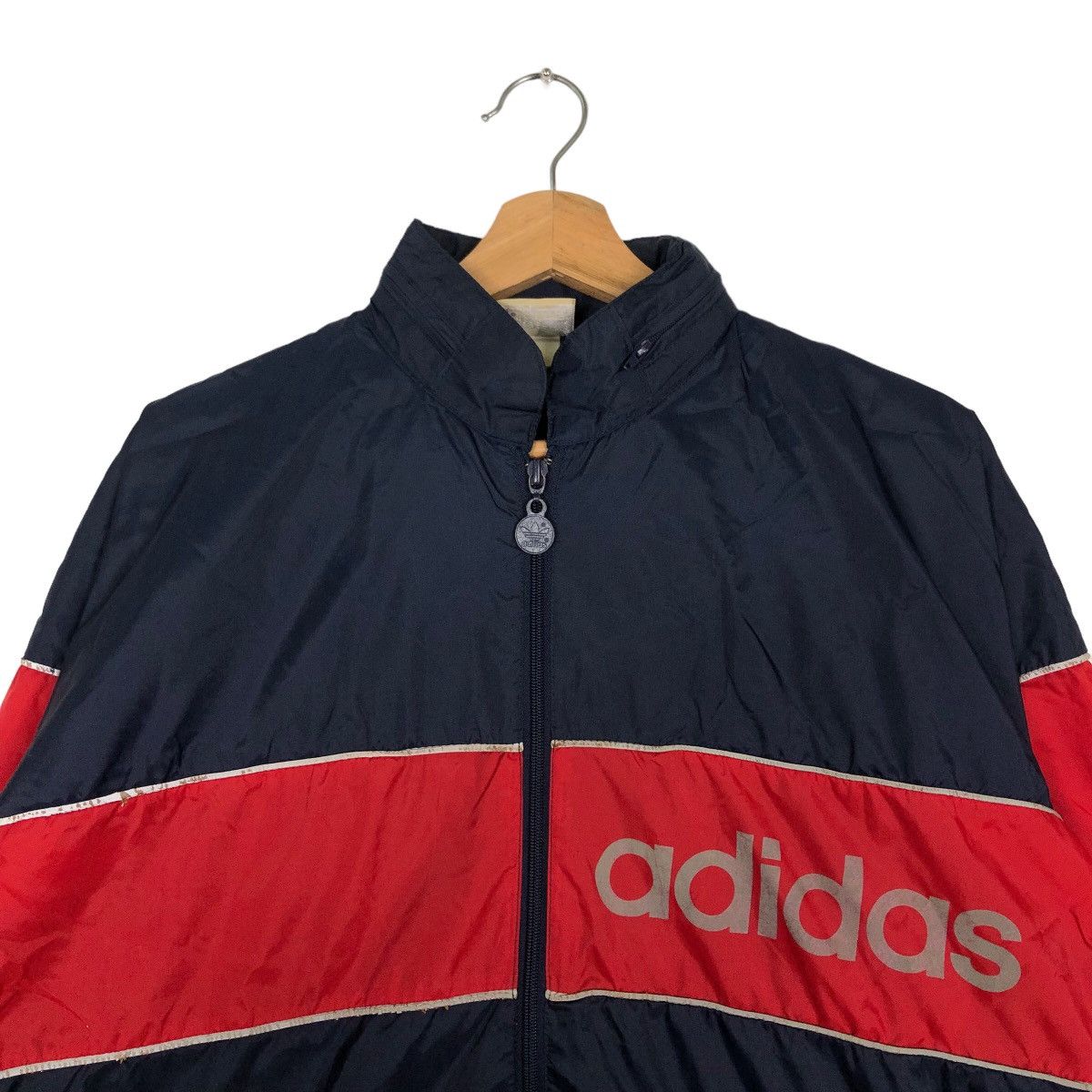 Adidas 🔥90’s Vintage Bomber Jacket Adidas Block Colour Big Logo Size US M / EU 48-50 / 2 - 3 Thumbnail