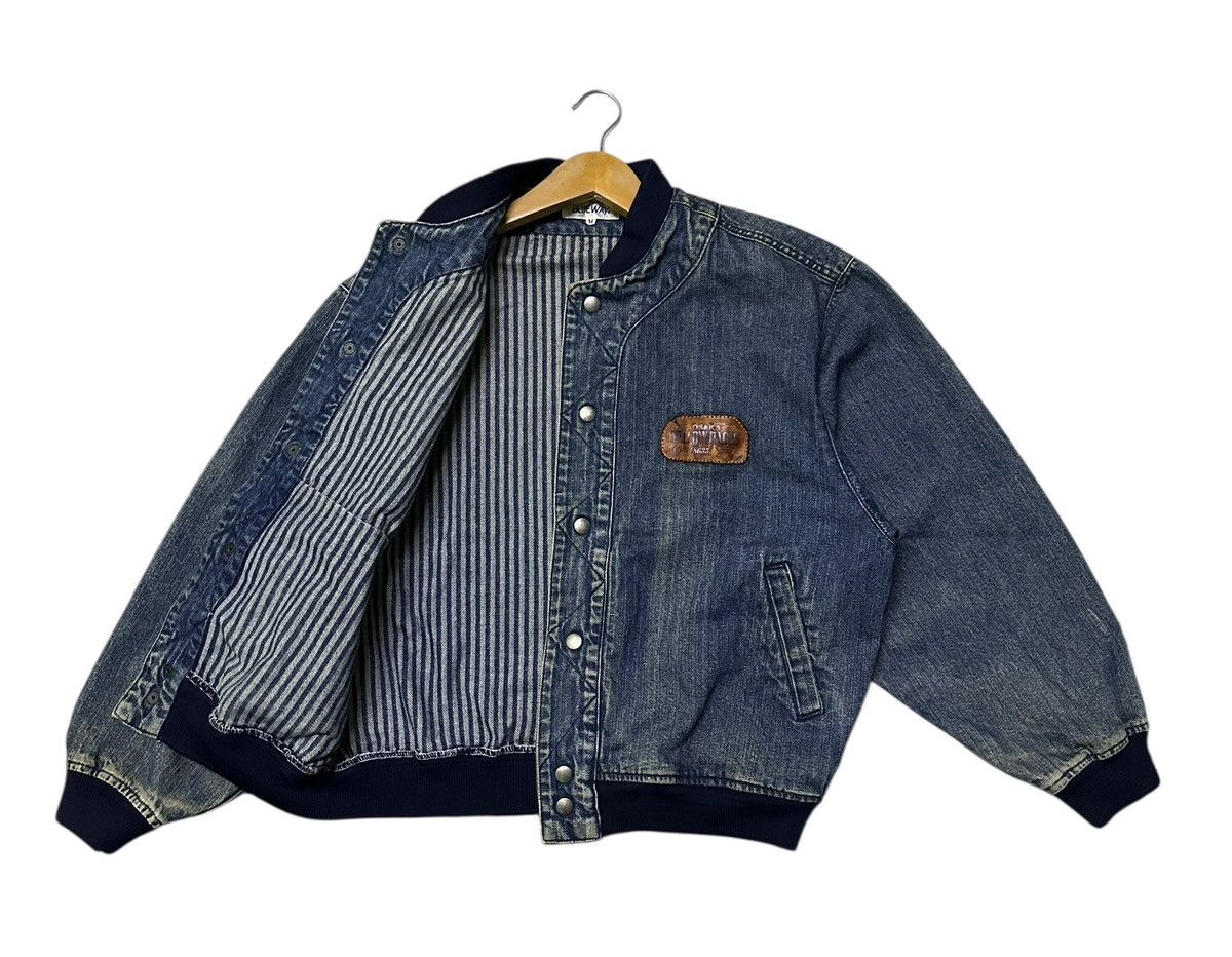 Japanese Brand Blue way denim bomber jacket Size US M / EU 48-50 / 2 - 3 Thumbnail